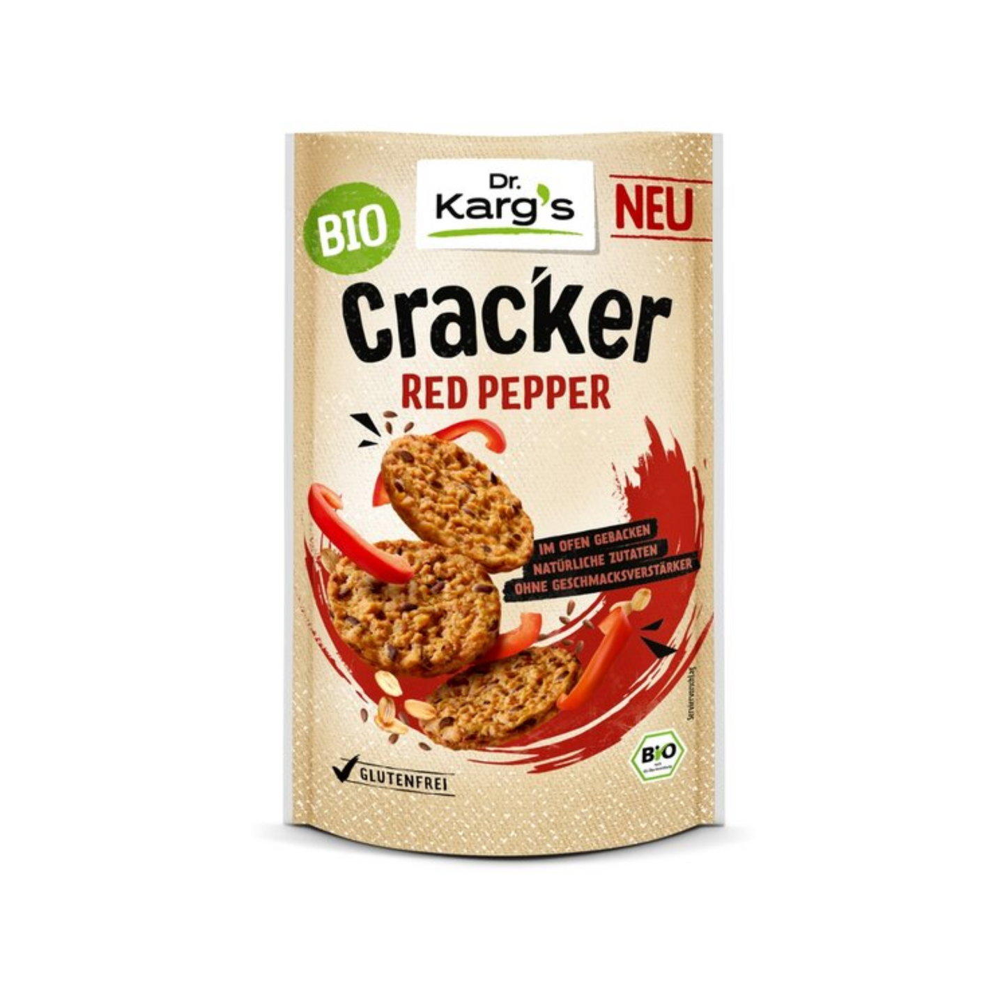 Bio Dr.Kargs Cracker Red Pepper 85g