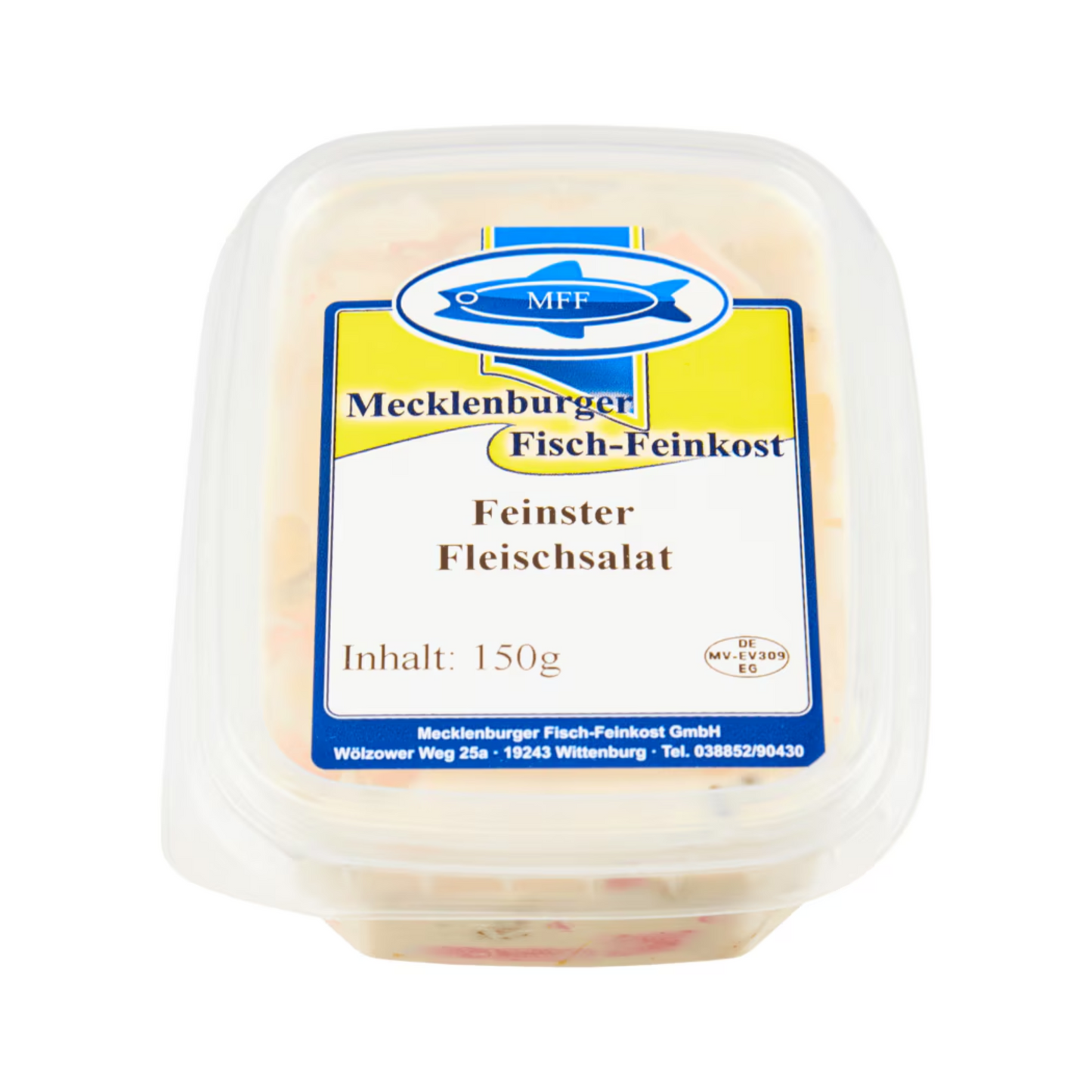 Mecklenburger Fisch Feinkost Feinster Fleischsalat 250g