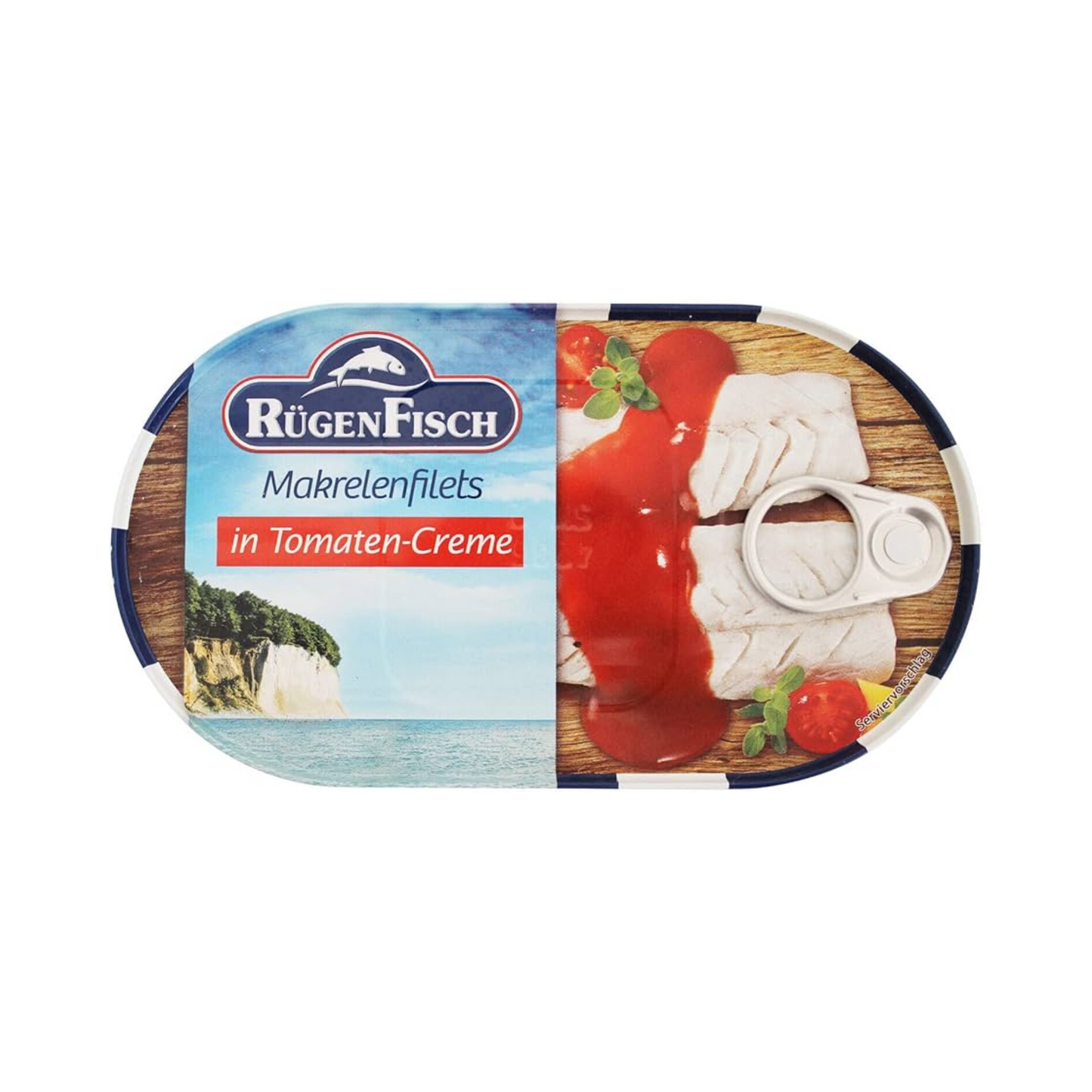Rügen Fisch Makrelenfilets in Tomaten-Creme 200g