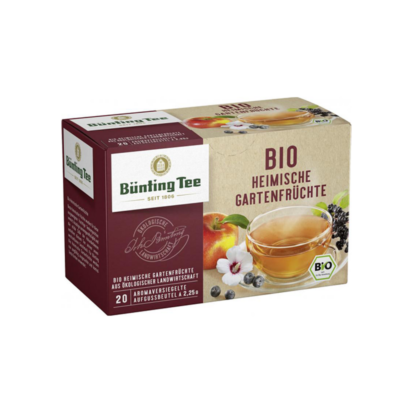 Bio Bünting Tee Heimische Gartenfrüchte 20ST 45g