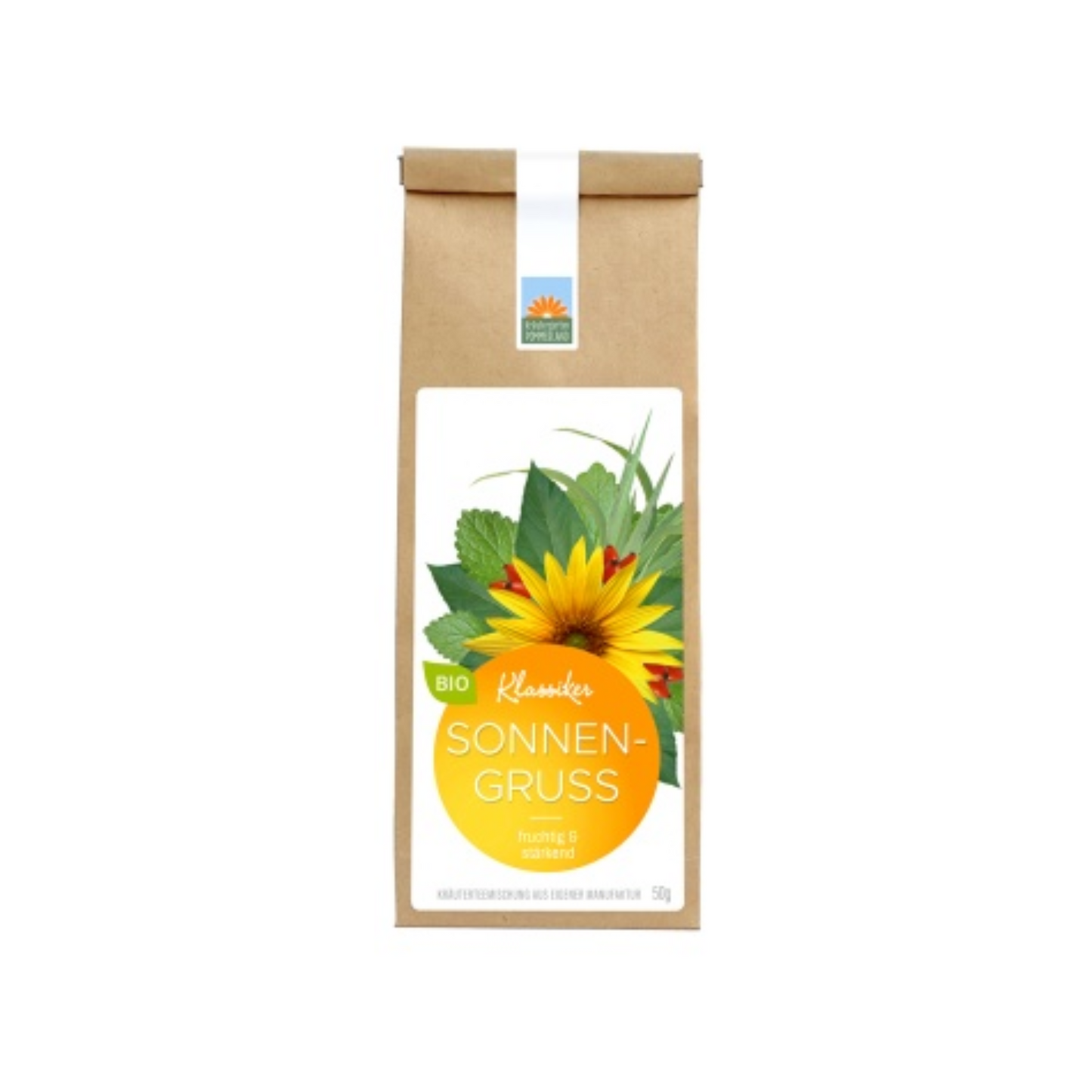 Bio Kräutergarten Pommerland Sonnengruß Kräutertee 50g