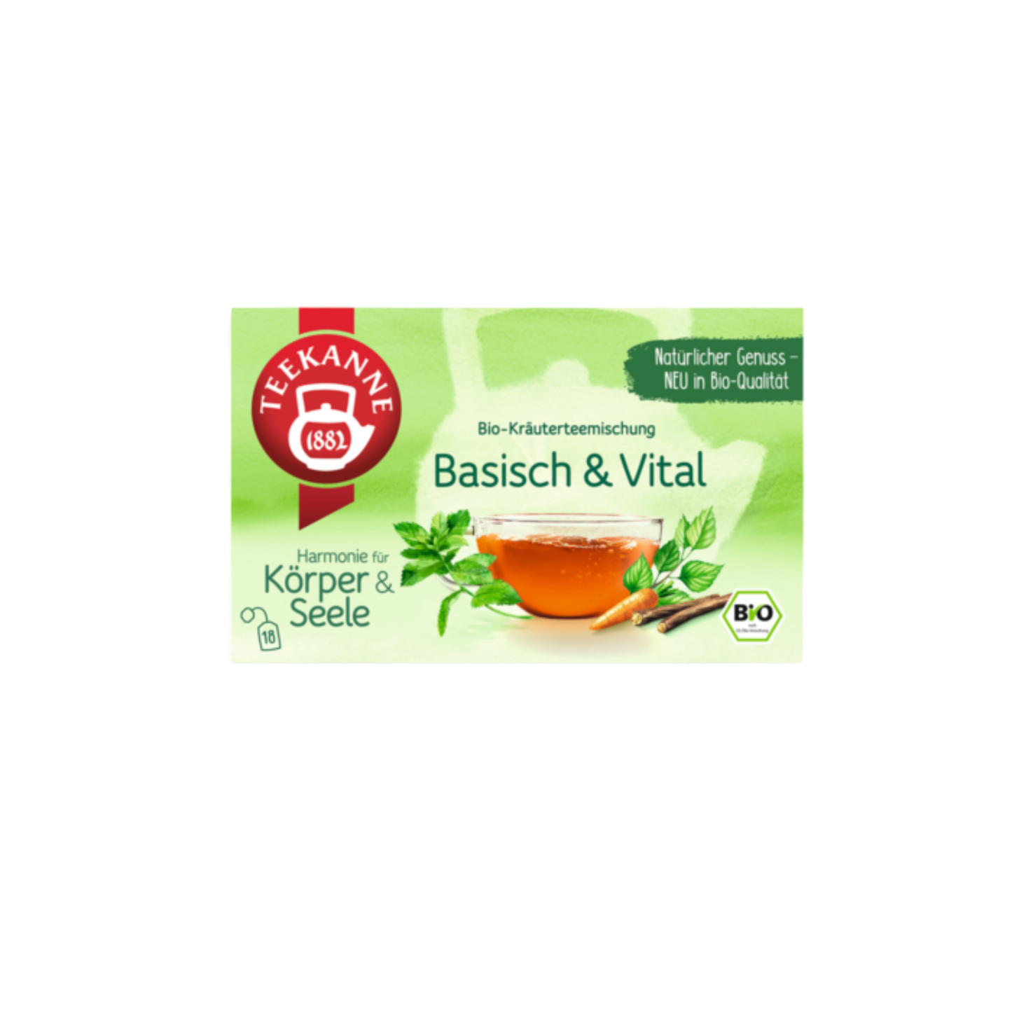 Bio Teekanne Basisch & Vital 18ST 36g