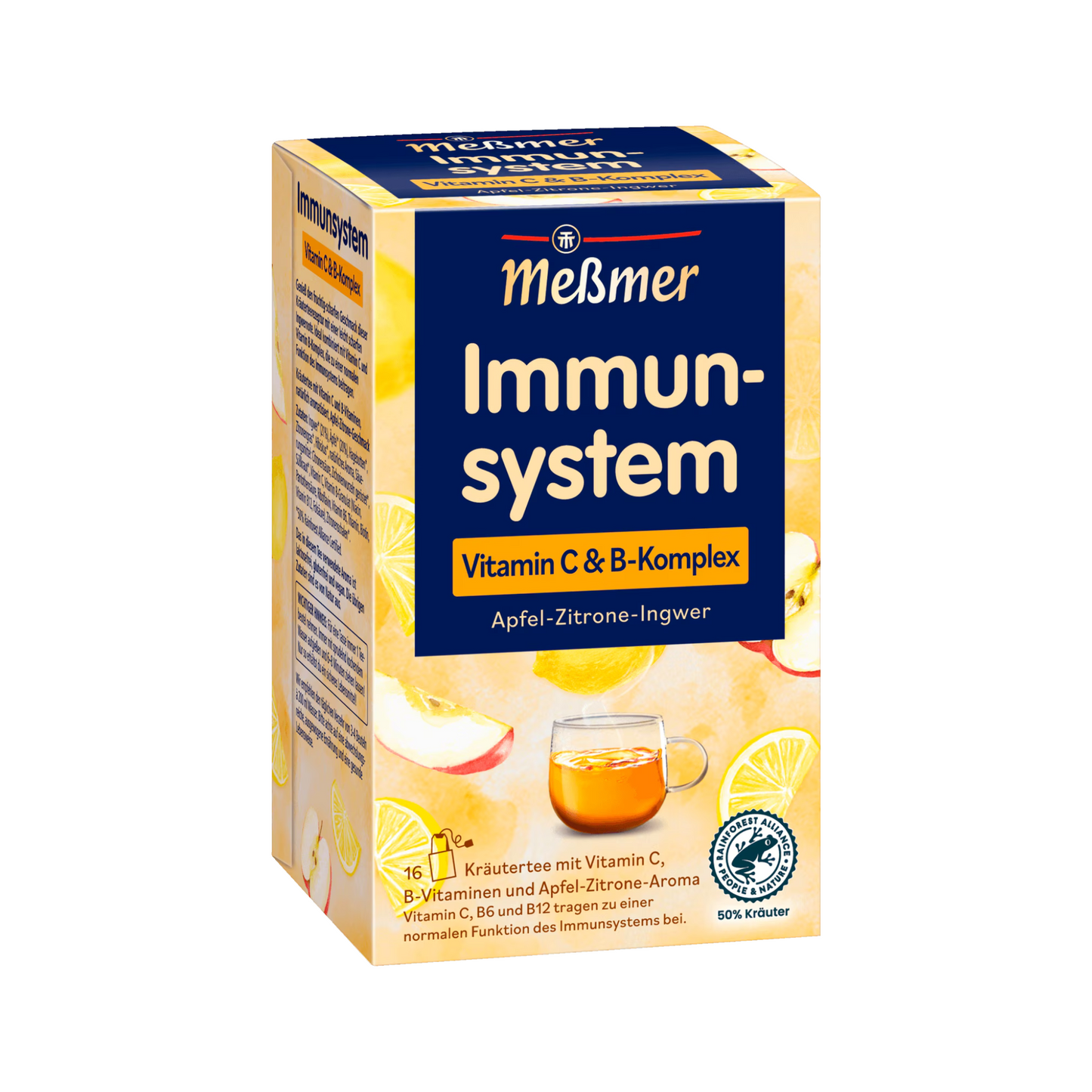 Meßmer Immunsystem Vitamin C und B-Komplex Apfel-Zitrone-Ingwer 16ST 32g