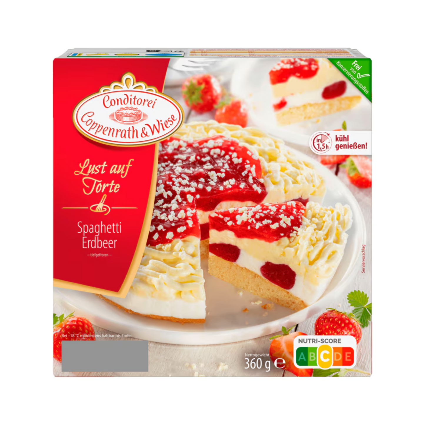 Coppenrath&Wiese Spaghetti-Erdbeer-Torte 360g