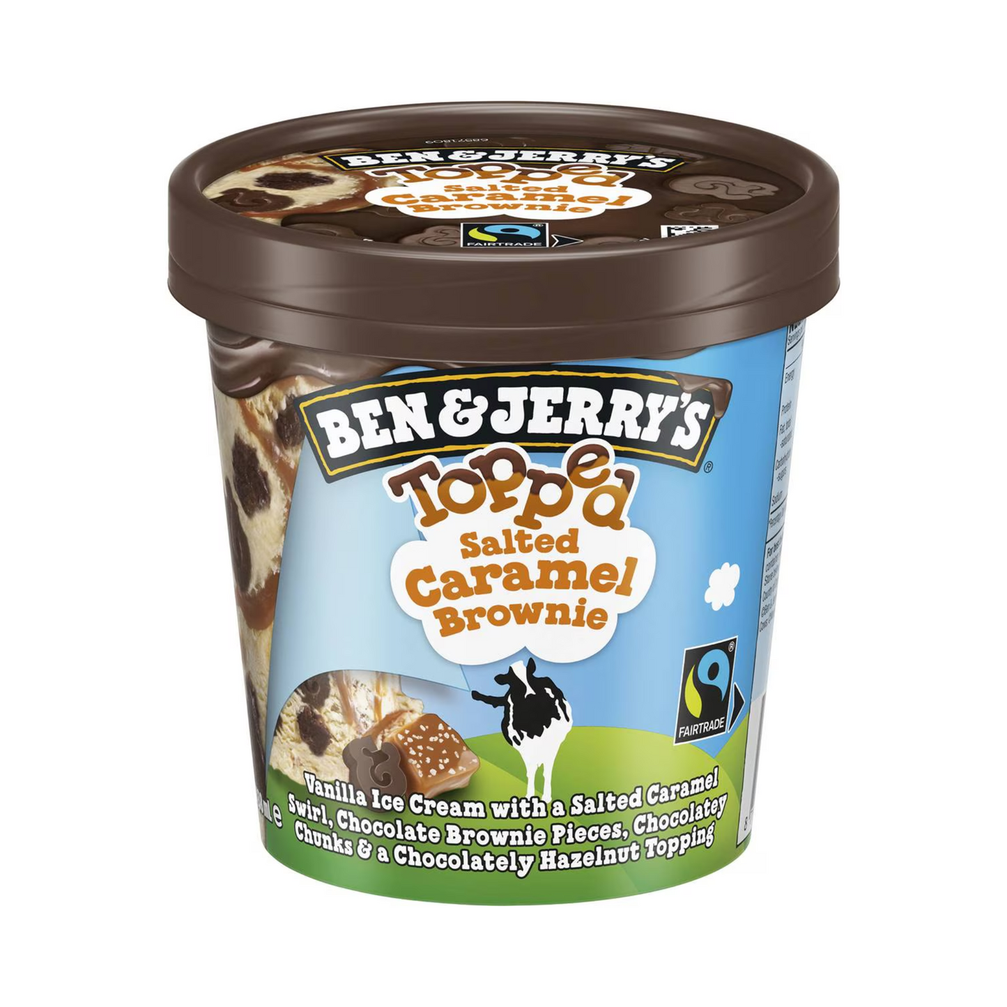 Ben&Jerrys Topped Salted Caramel Brownie 438ml