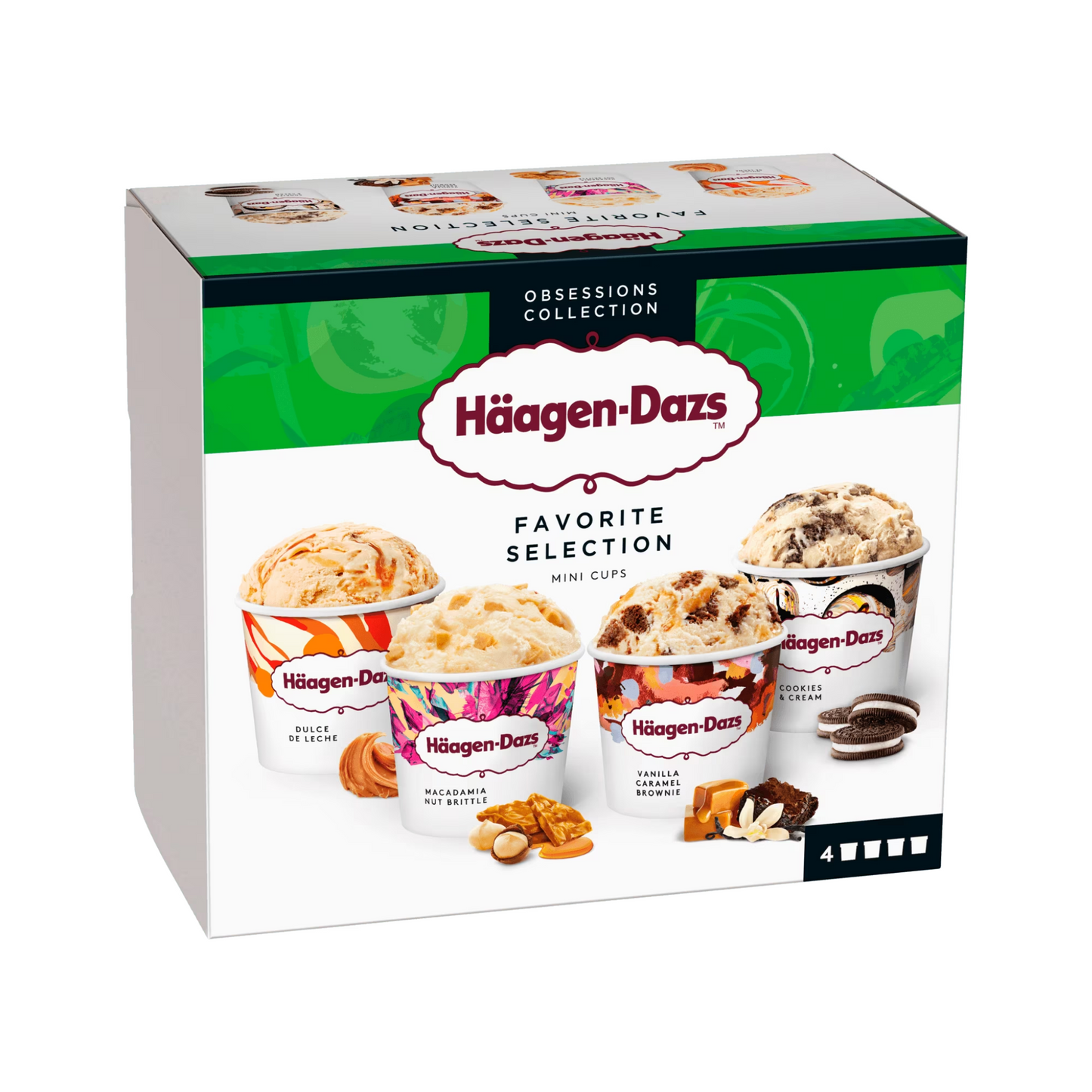 Häagen Dazs Favourite Collect 4x95ml
