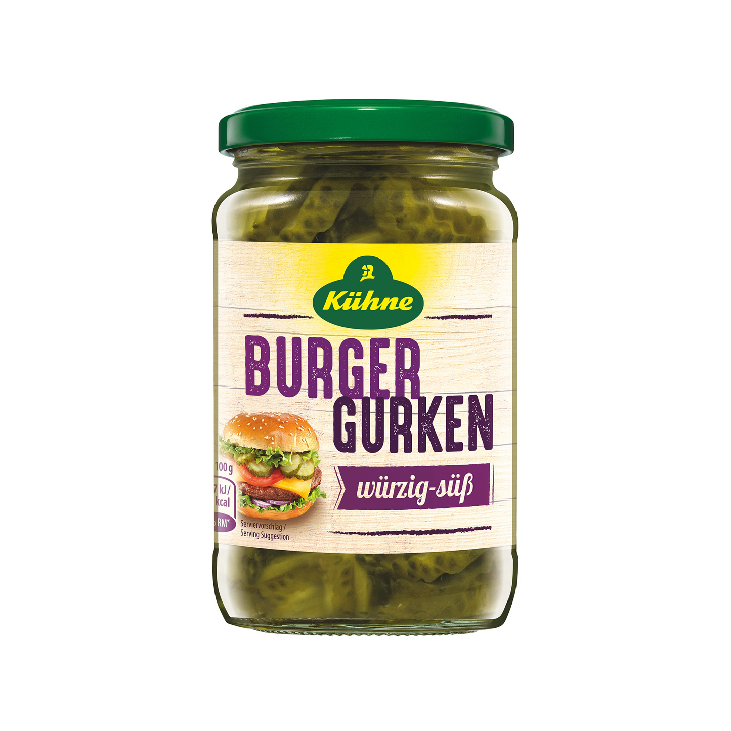 Kühne Burger Gurken 330g
