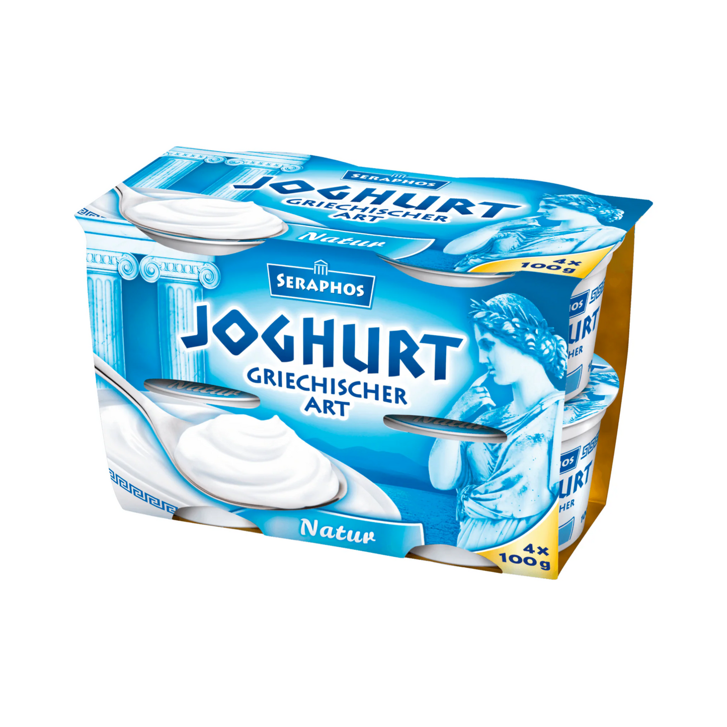 Bauer Seraphos Joghurt griechische Art 5% 4x100g