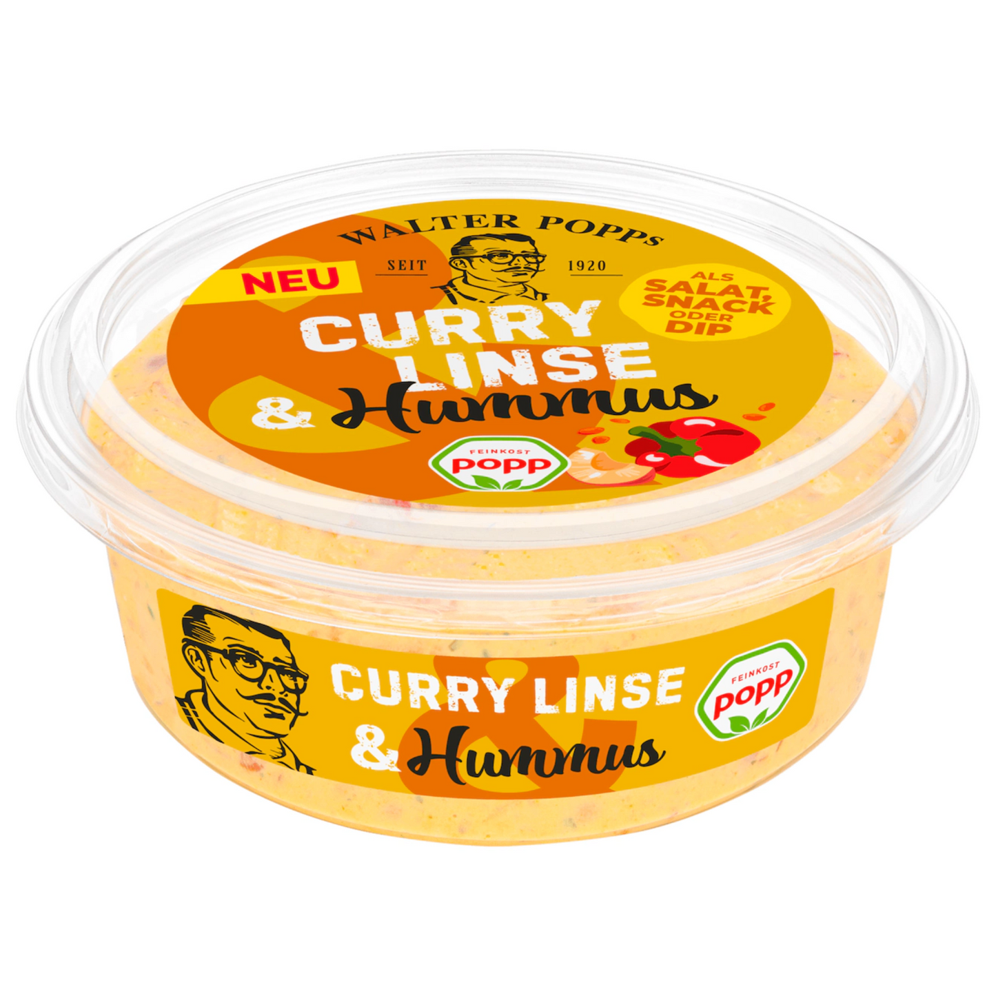 Popp Curry Linse & Hummus 175g
