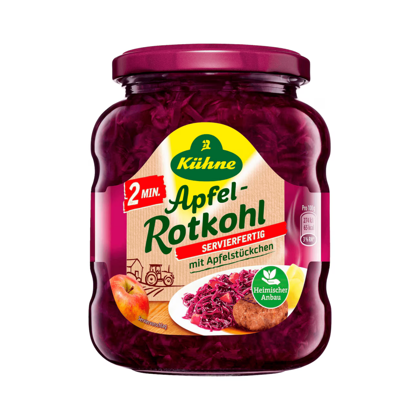 Kühne Apfelrotkohl 2 Minuten 355g