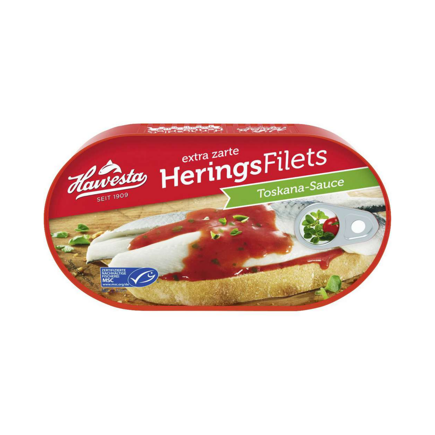 MSC Hawesta Heringsfilets Toskana 200g