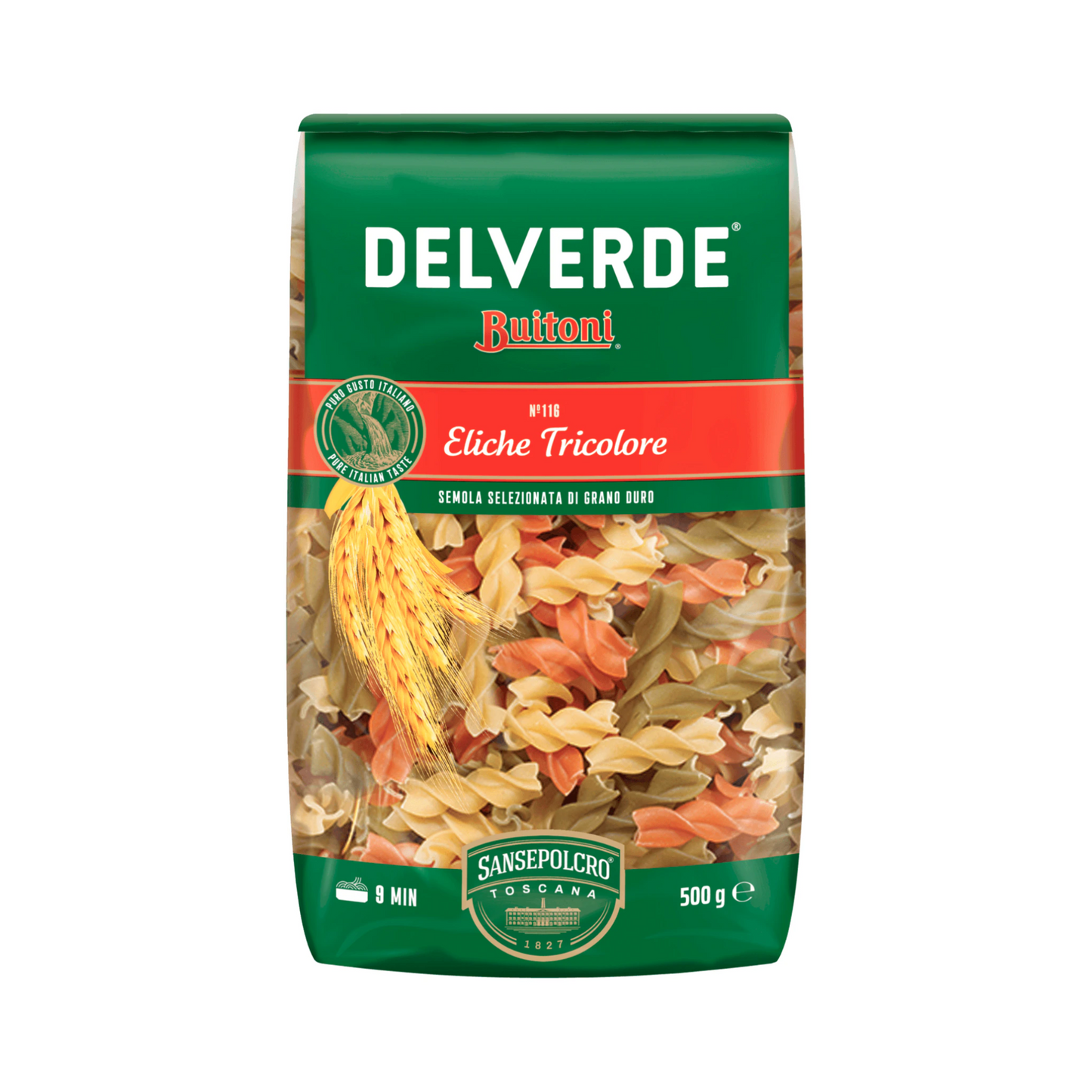 Delverde Classica Eliche Tricolore 500g