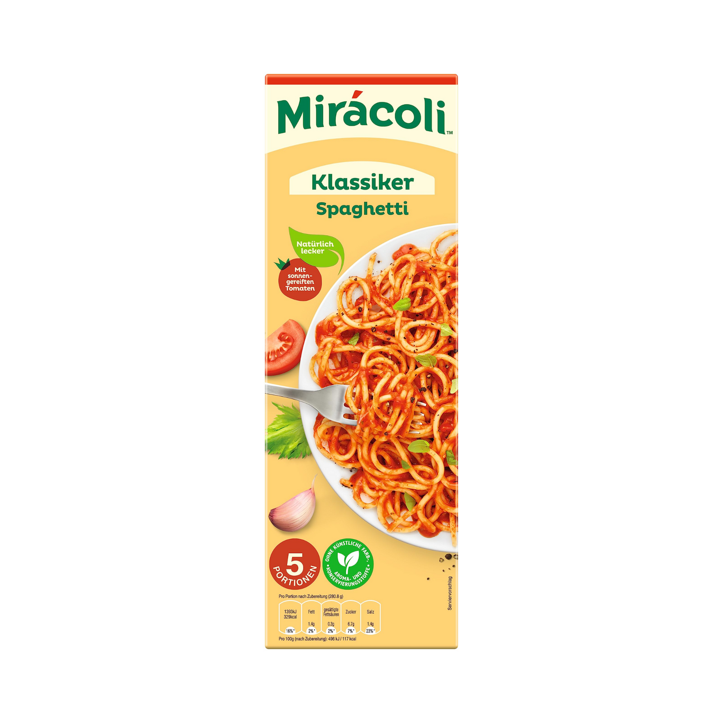 Miracoli Spaghetti Klassiker 5 Portionen 610,4g