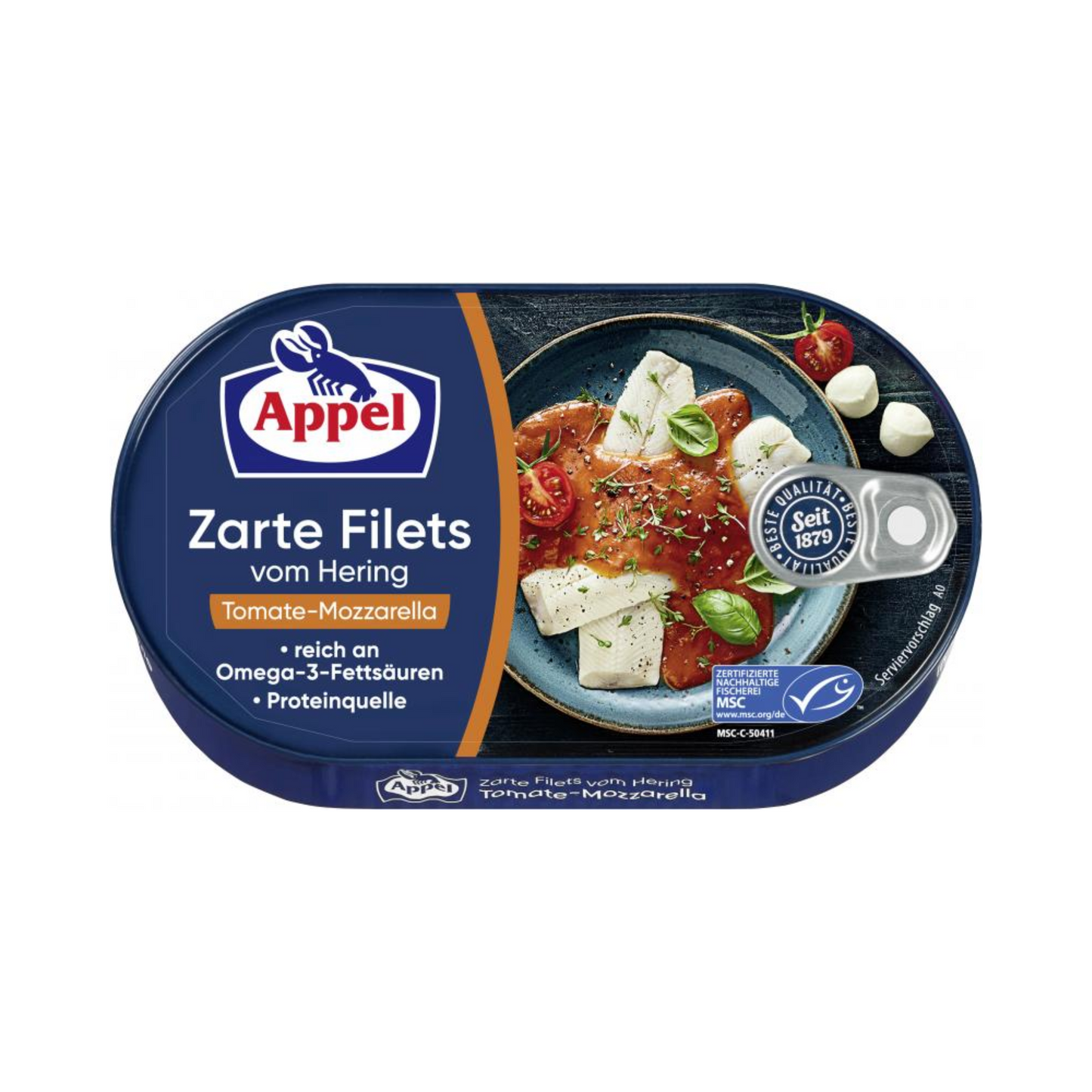 MSC Appel Heringsfilets Tomate-Mozzarella 200g
