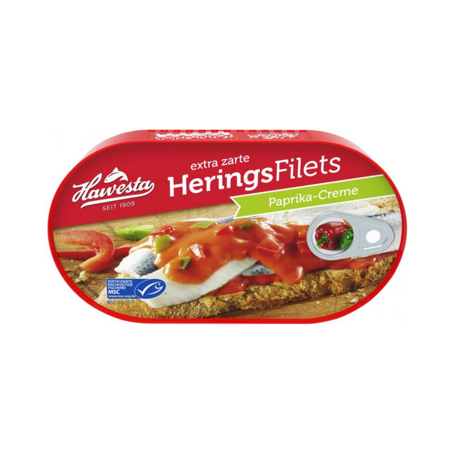 MSC Hawesta Heringsfilets in Paprika-Creme 200g