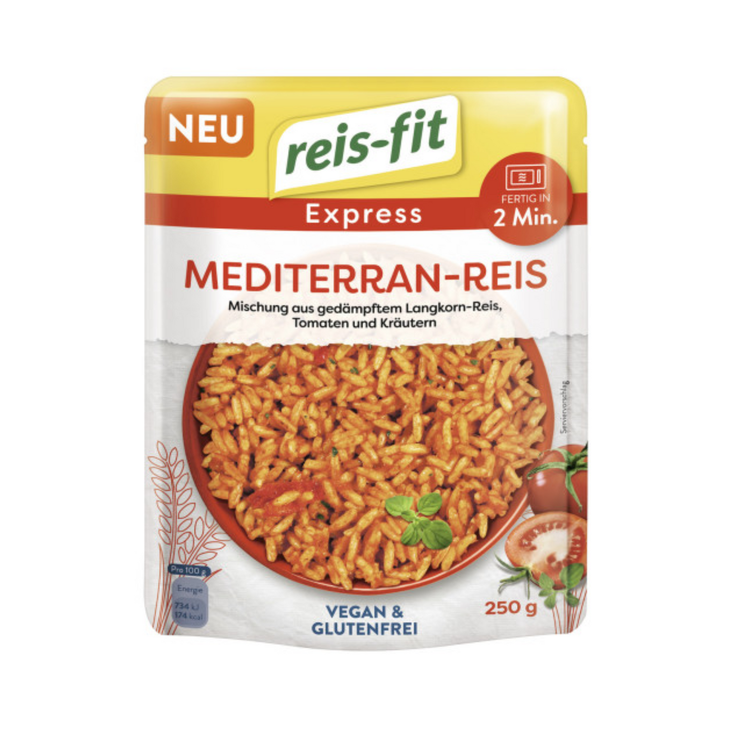 Reis-fit Expres mediterran-Reis 250g