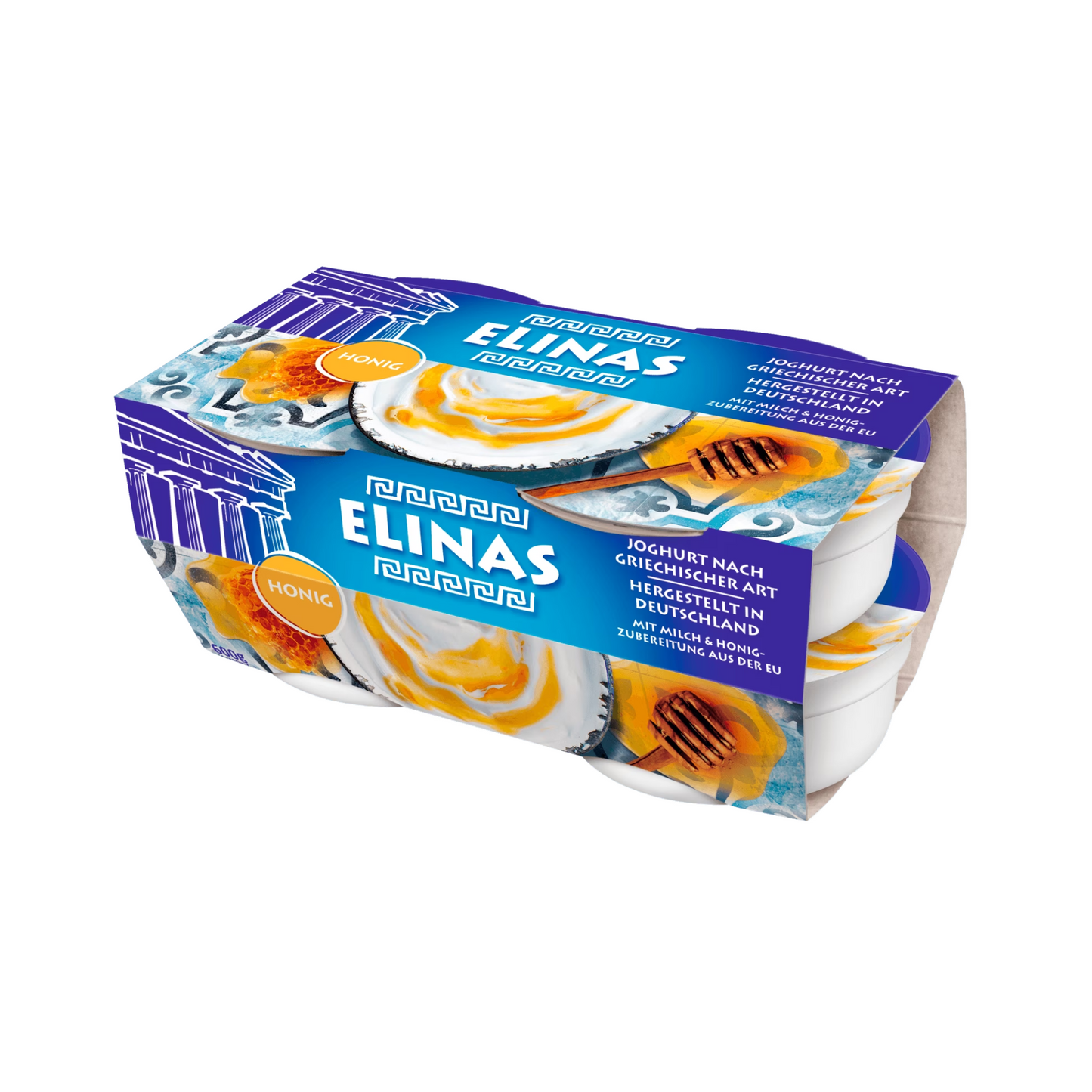 Elinas Joghurt Honig Griechische Art 9,4% 4x150g