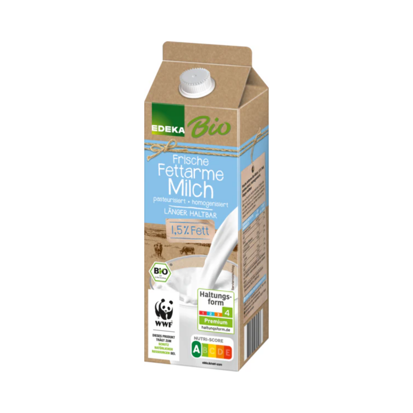 Bio EDEKA ESL fettarme Milch 1,5% 1l