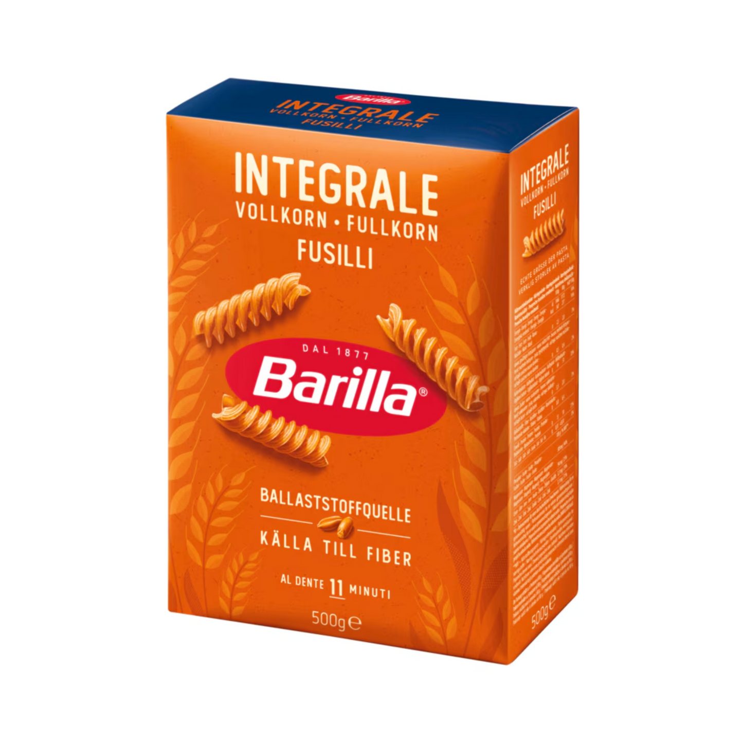 Barilla Fusilli Integrali 500g