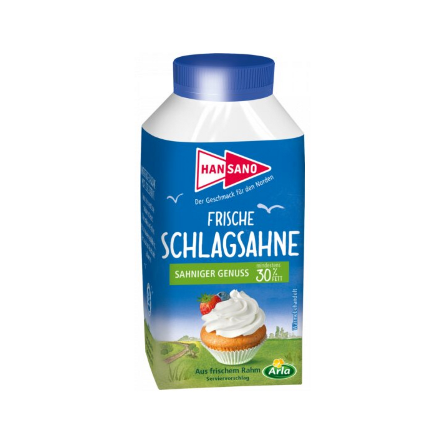 Hansano frische Schlagsahne 30%250g