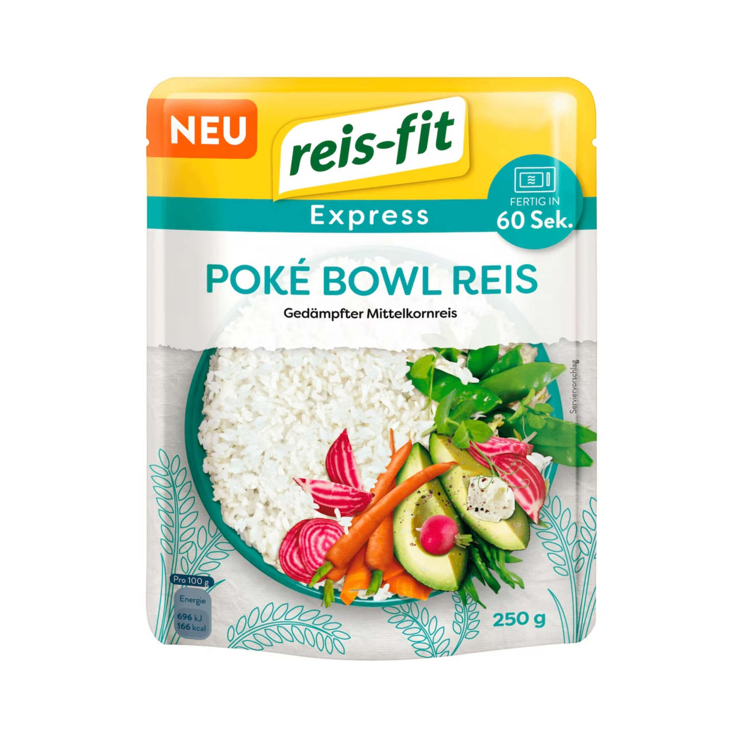 Reis-fit Express Poke Bowl Reis 250g