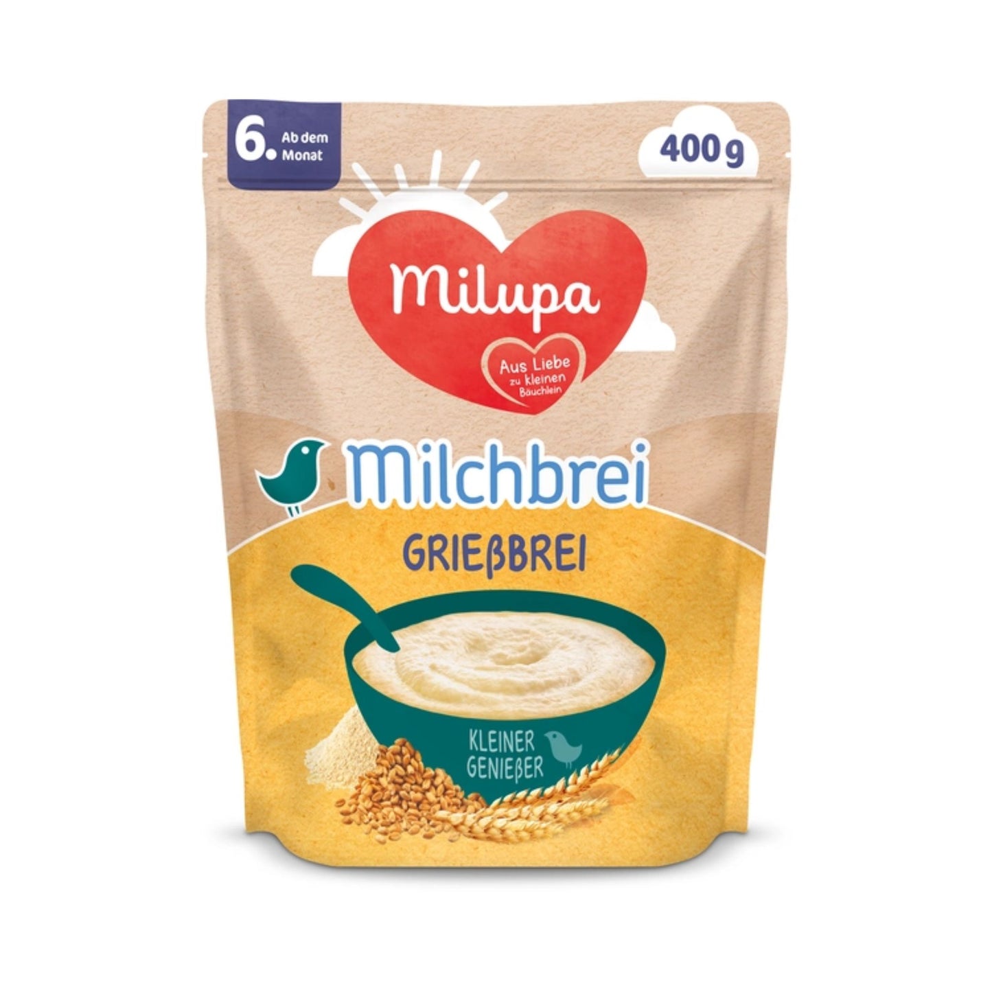 Milupa Miluvit Milchbrei Grießbrei mit 6 Monaten 400g