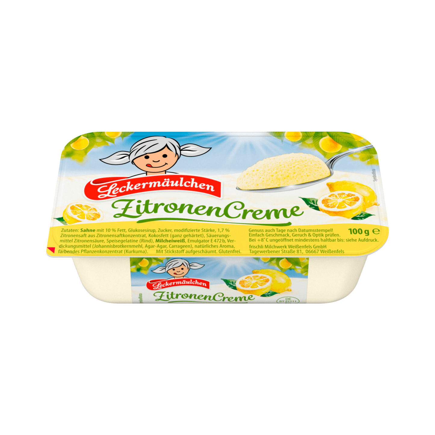 Frischli Leckermäulchen Zitronencreme 100g