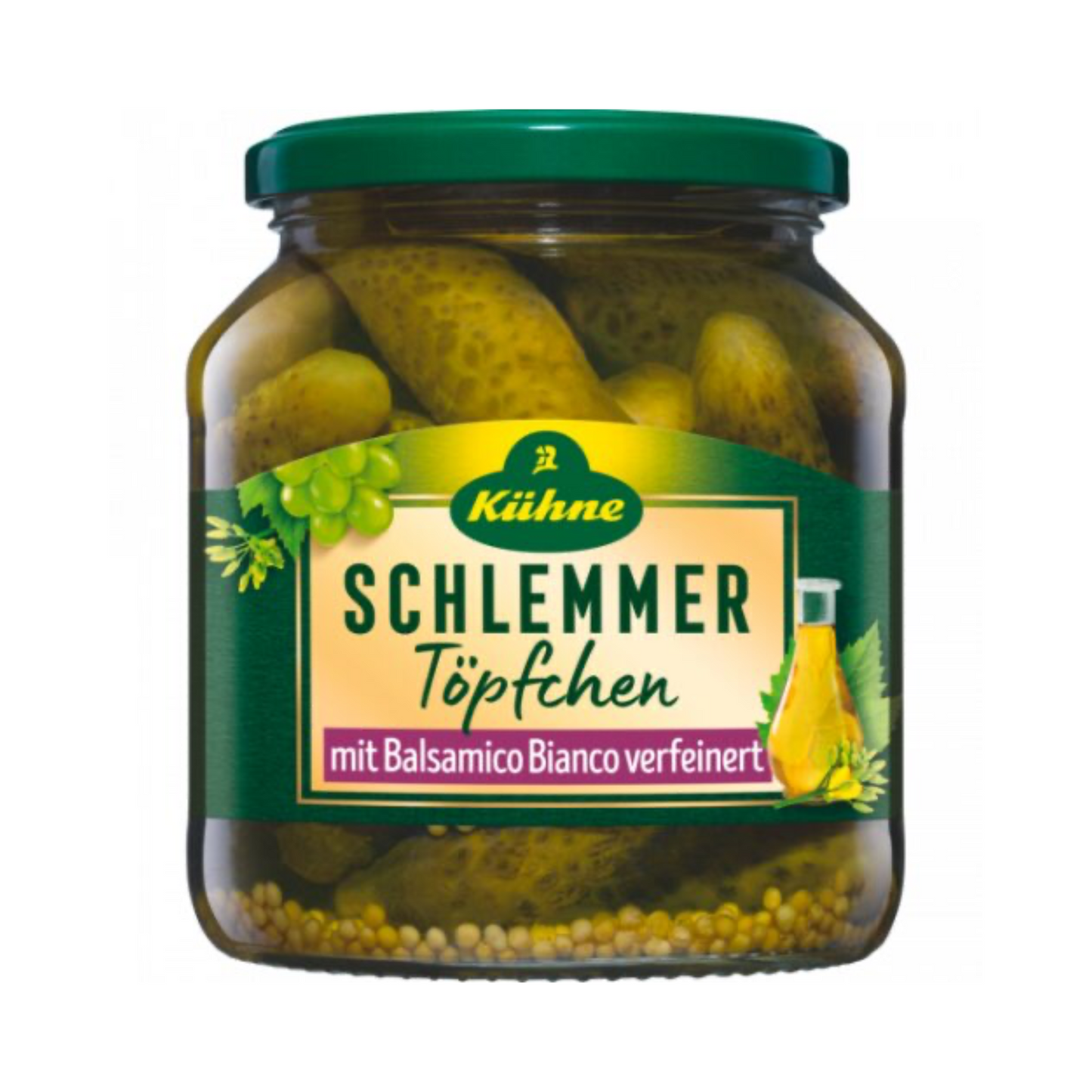 Kühne Schlemmertopf mild würzige Gürkchen 530g