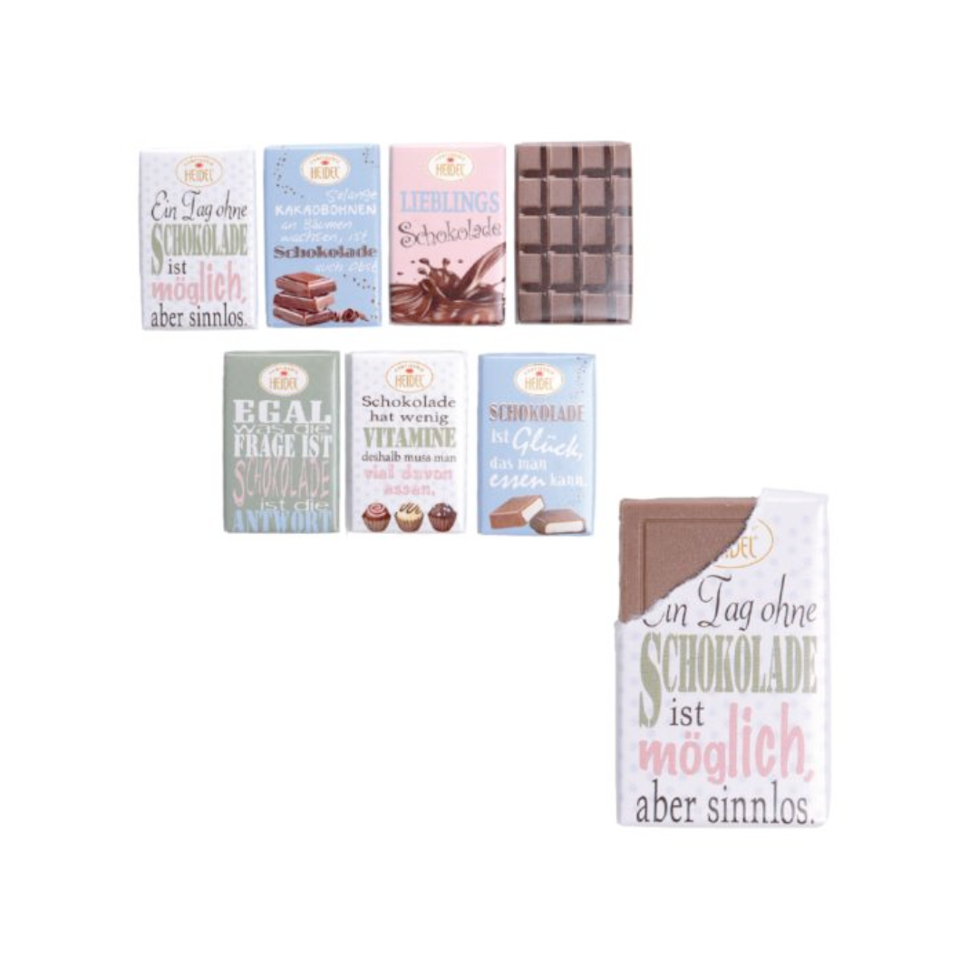 Heidel Schokoladensprüche 75g