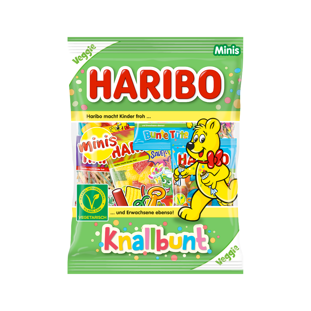 Haribo Knallbunt Minis 230g+50g gratis