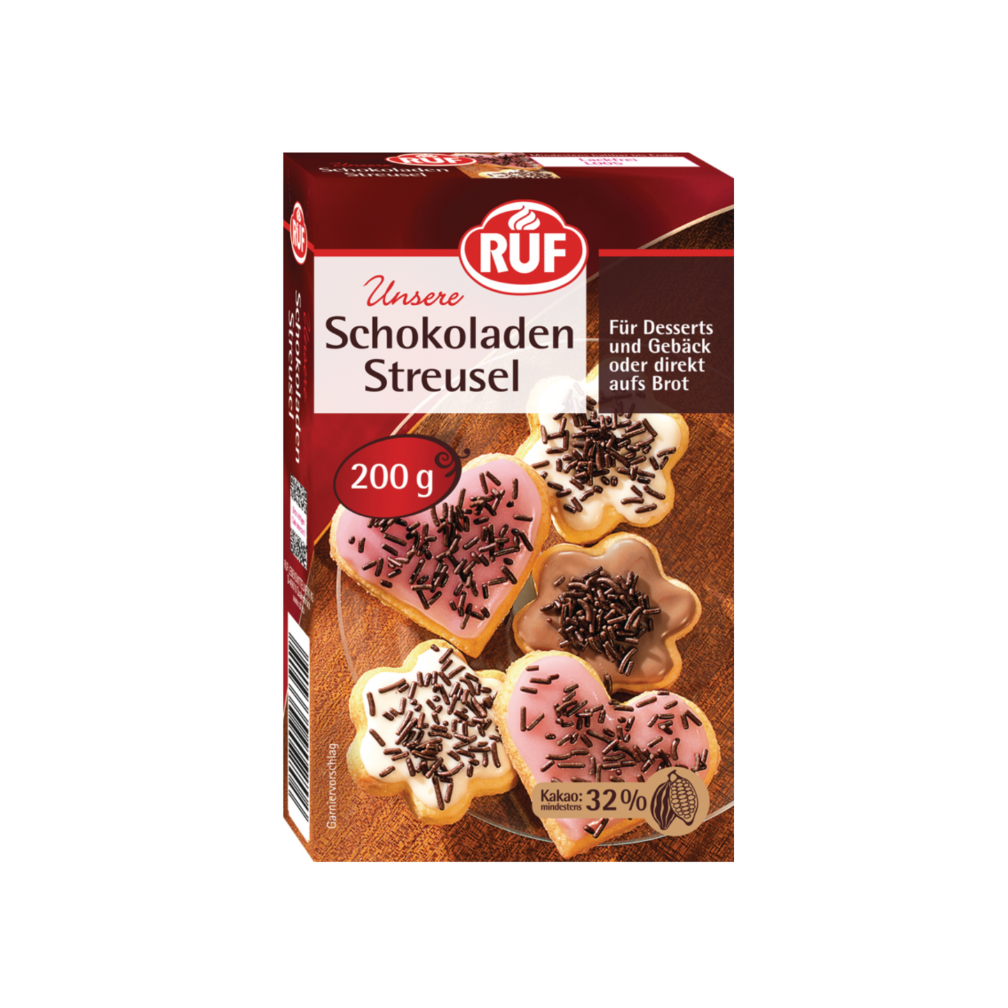 Ruf Schokoladen Streusel 200g