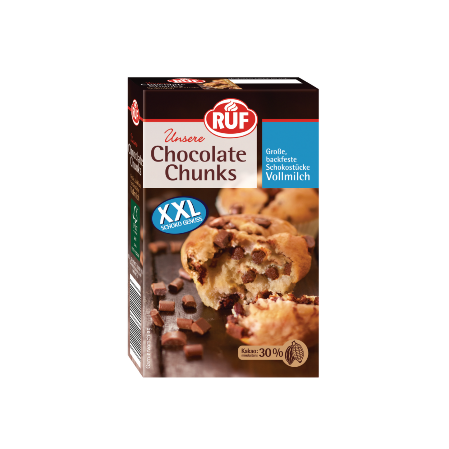 RUF Choco-Chunks Vollmilch 100g