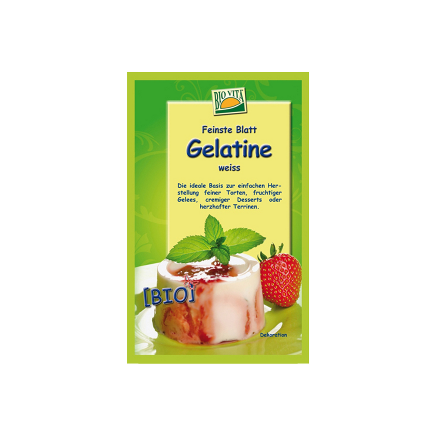 Biovita Blatt Gelatine weiss 9g
