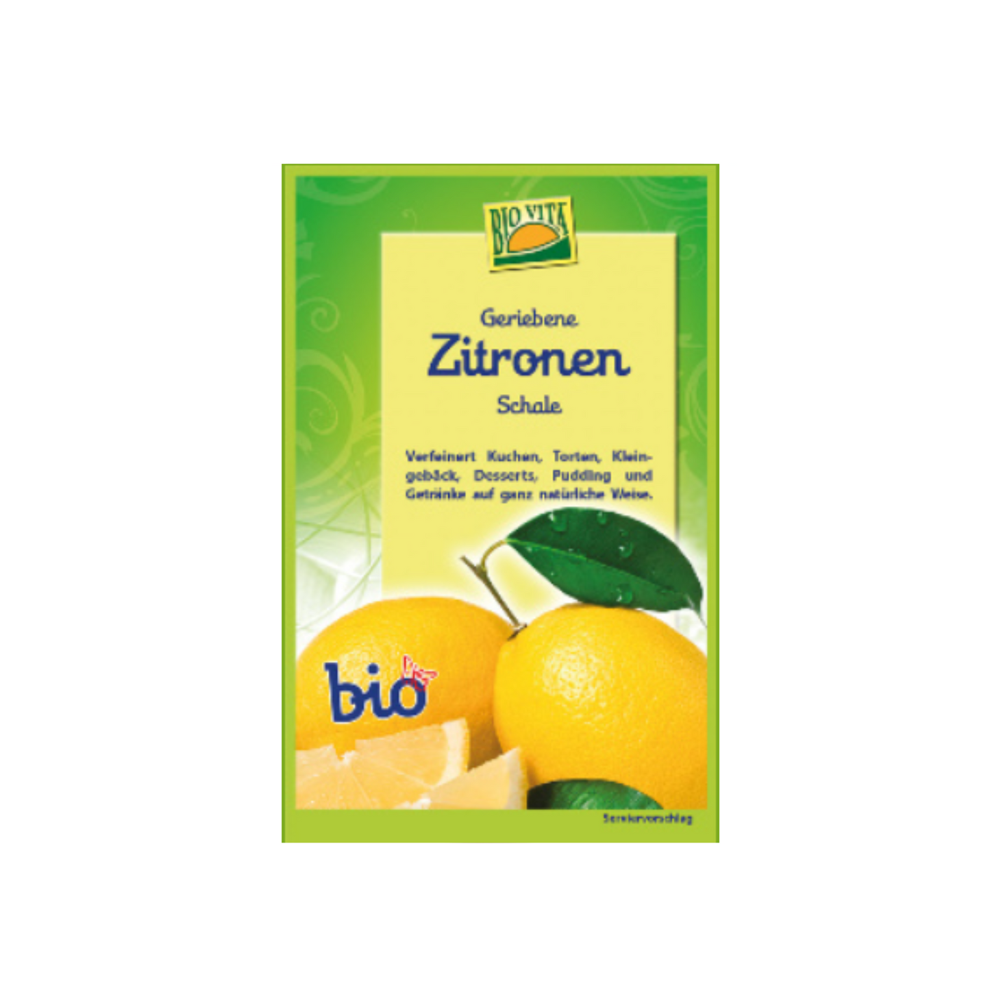 Biovita geriebene Zitronenschalen 11g