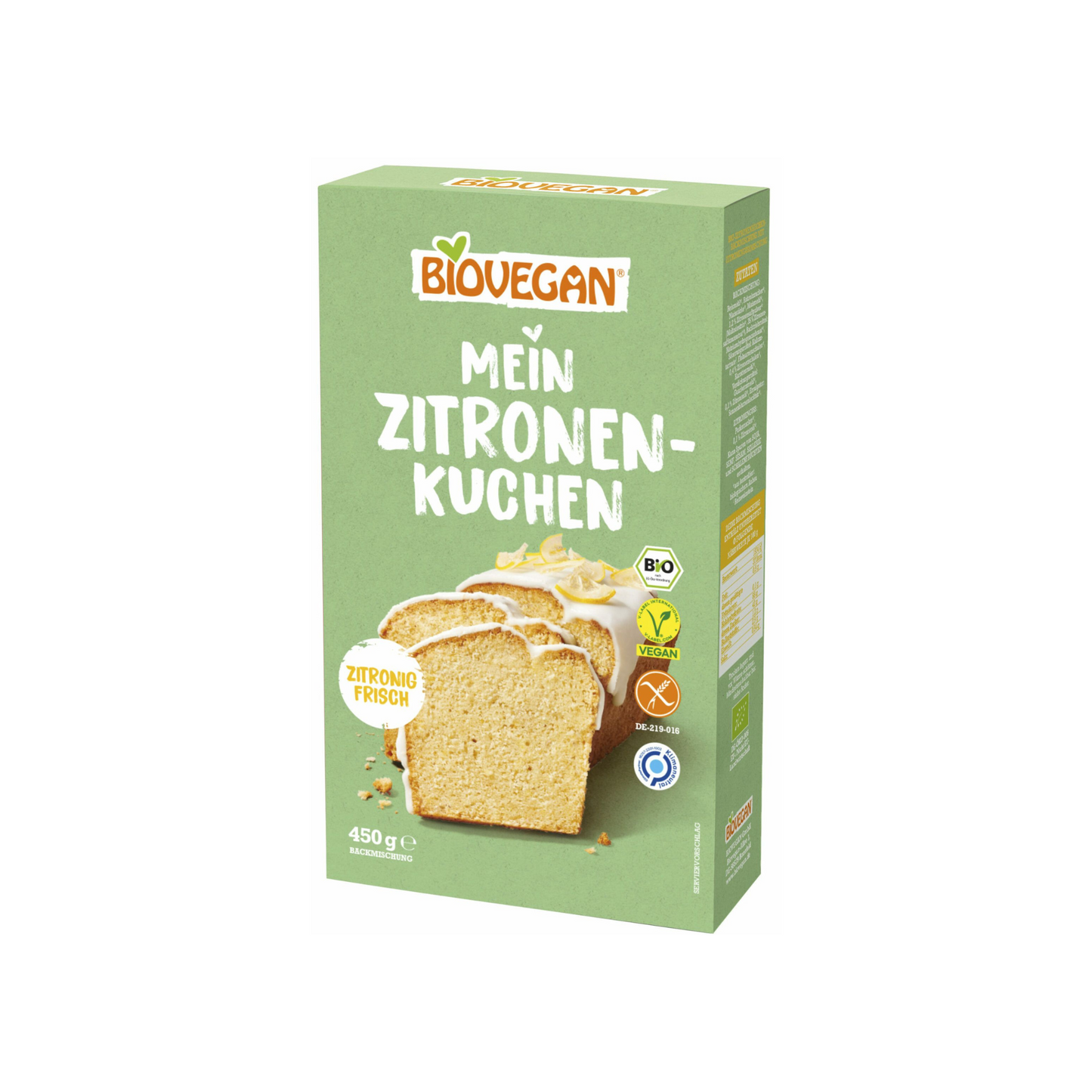 Biovegan Mein Zitronenkuchen Backmischung 450g