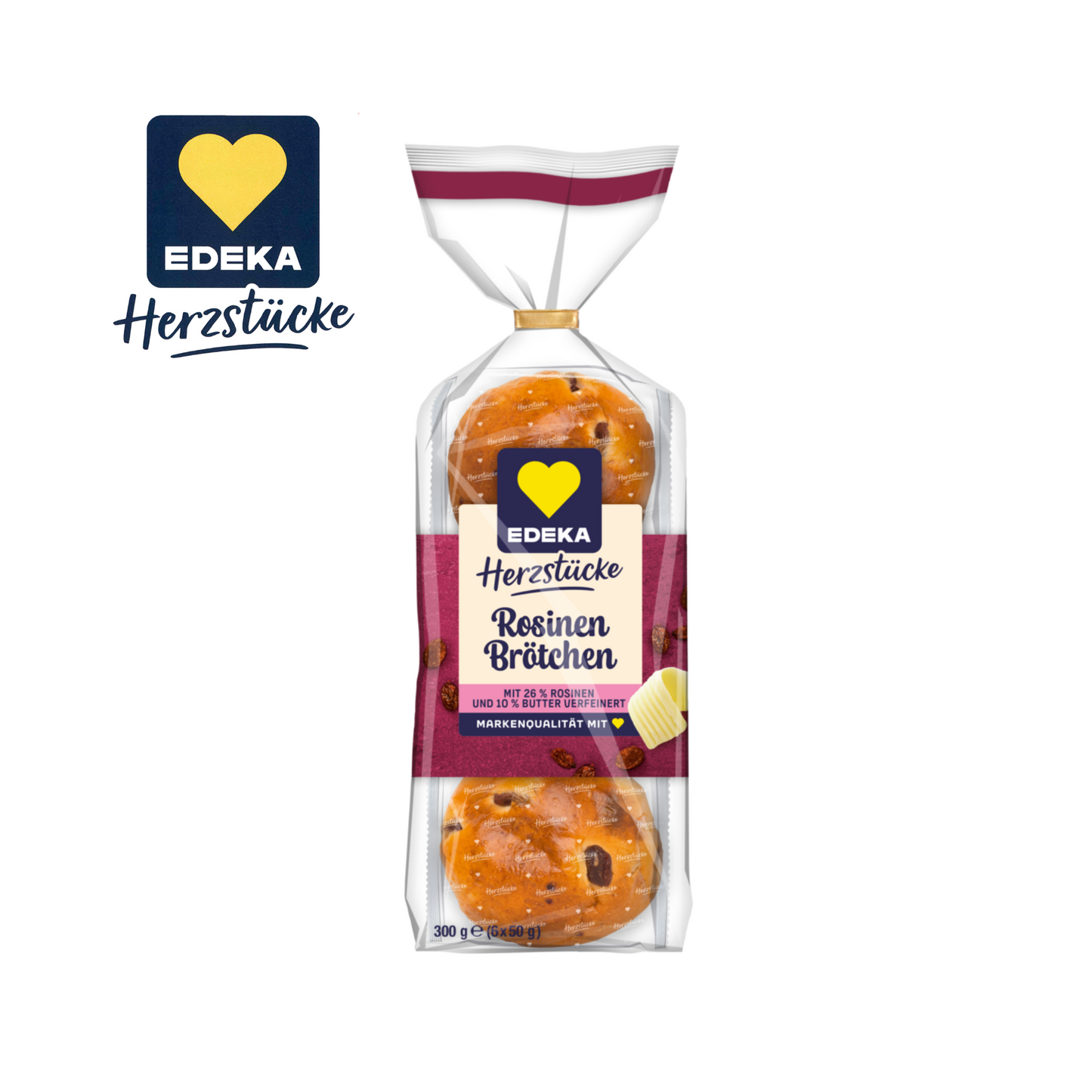 EDEKA Herzstücke Rosenbrötchen 510g