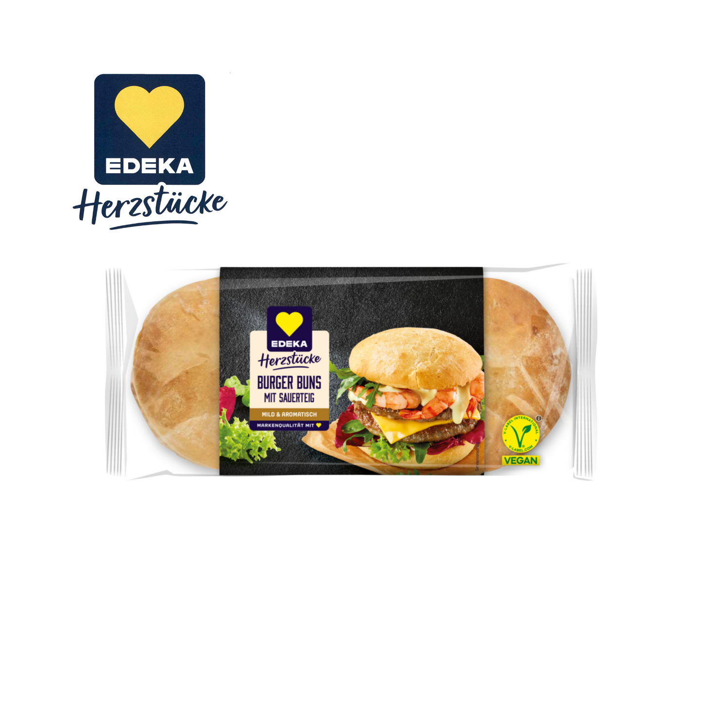 EDEKA Herzstücke Sauerteig Buns 360g