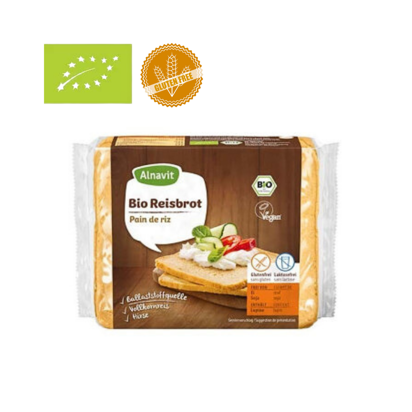 Bio Alnavit Reisbrot 375g