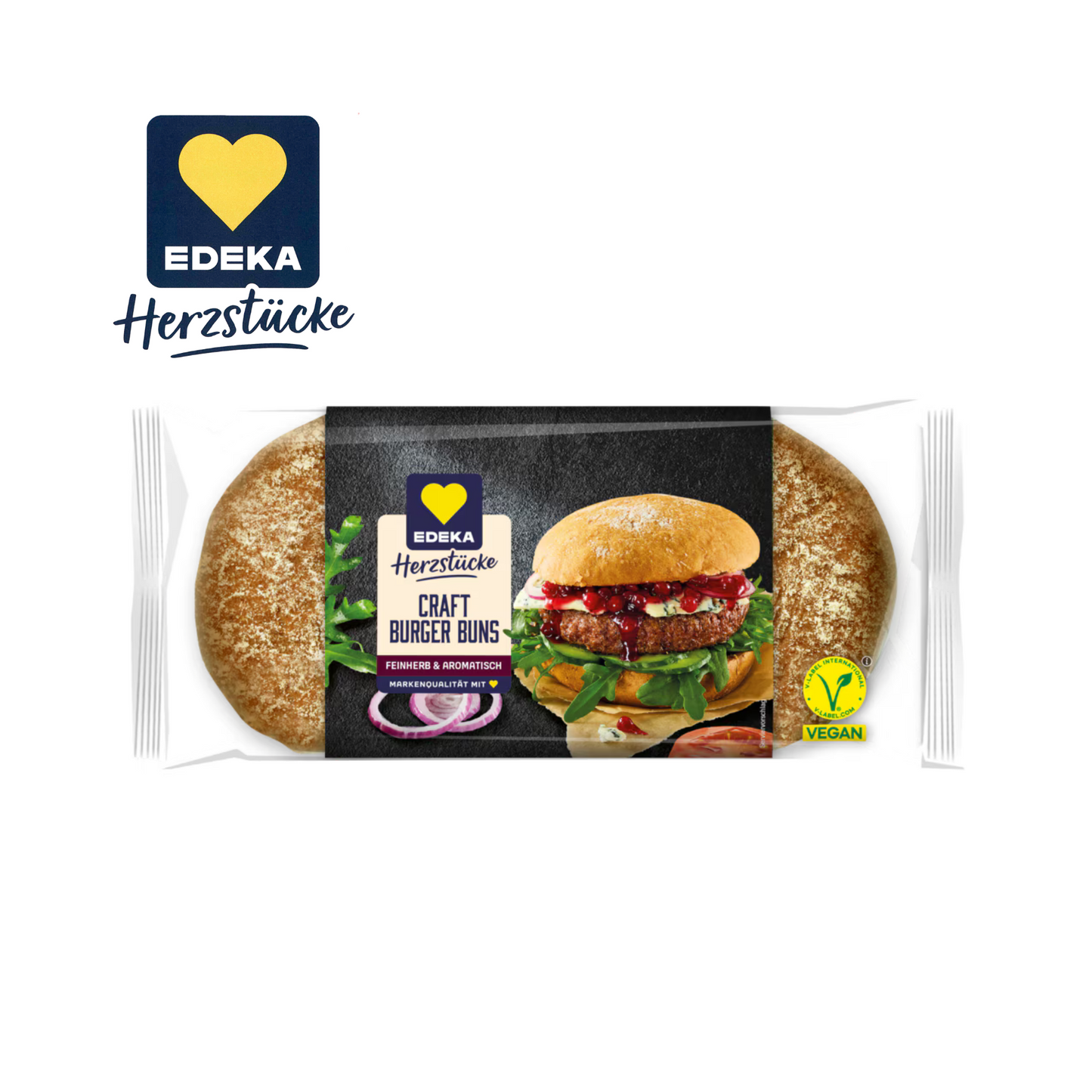 EDEKA Herzstücke Craft Burger Buns 4ST 300g