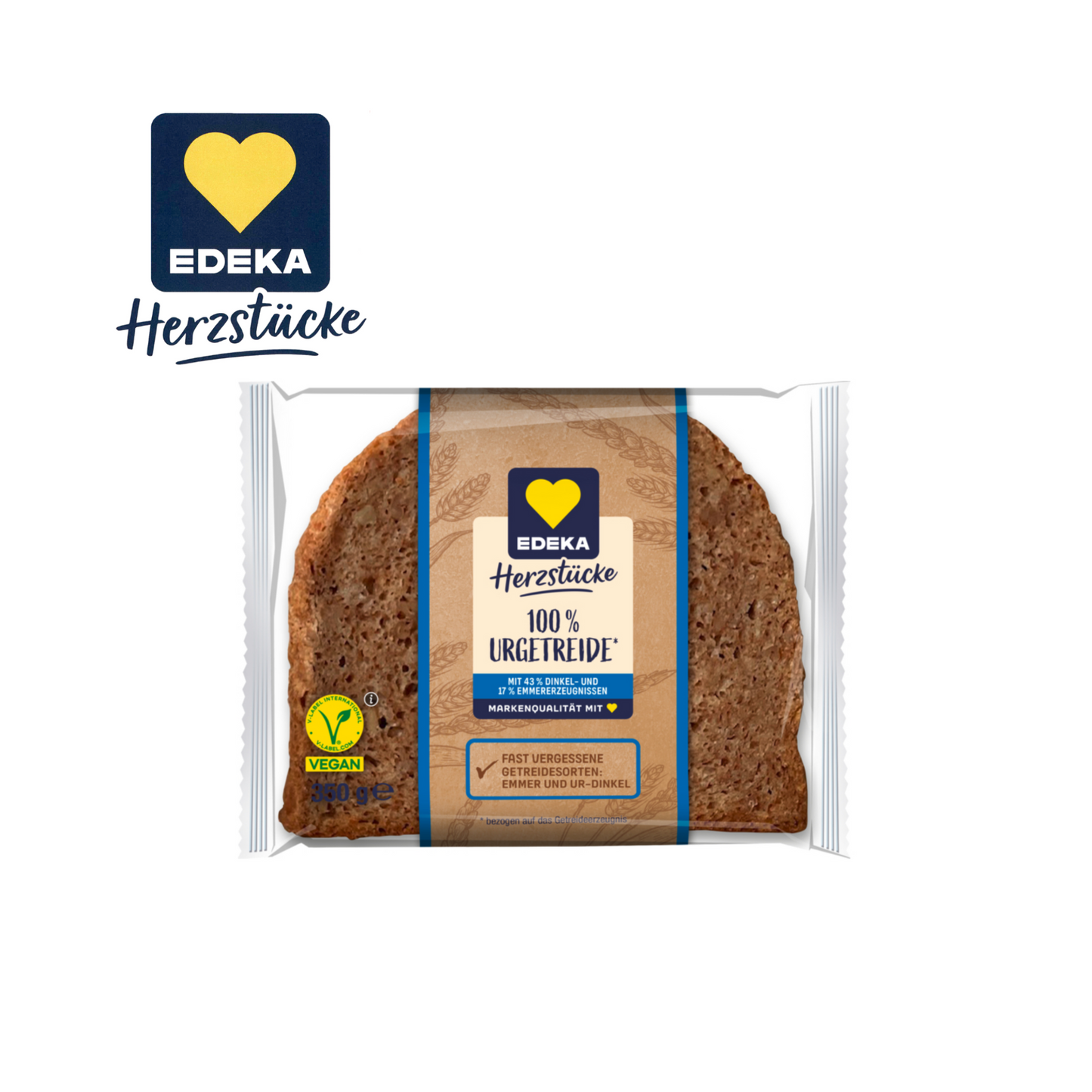 EDEKA Herzstücke Urgetreide Brot 350g