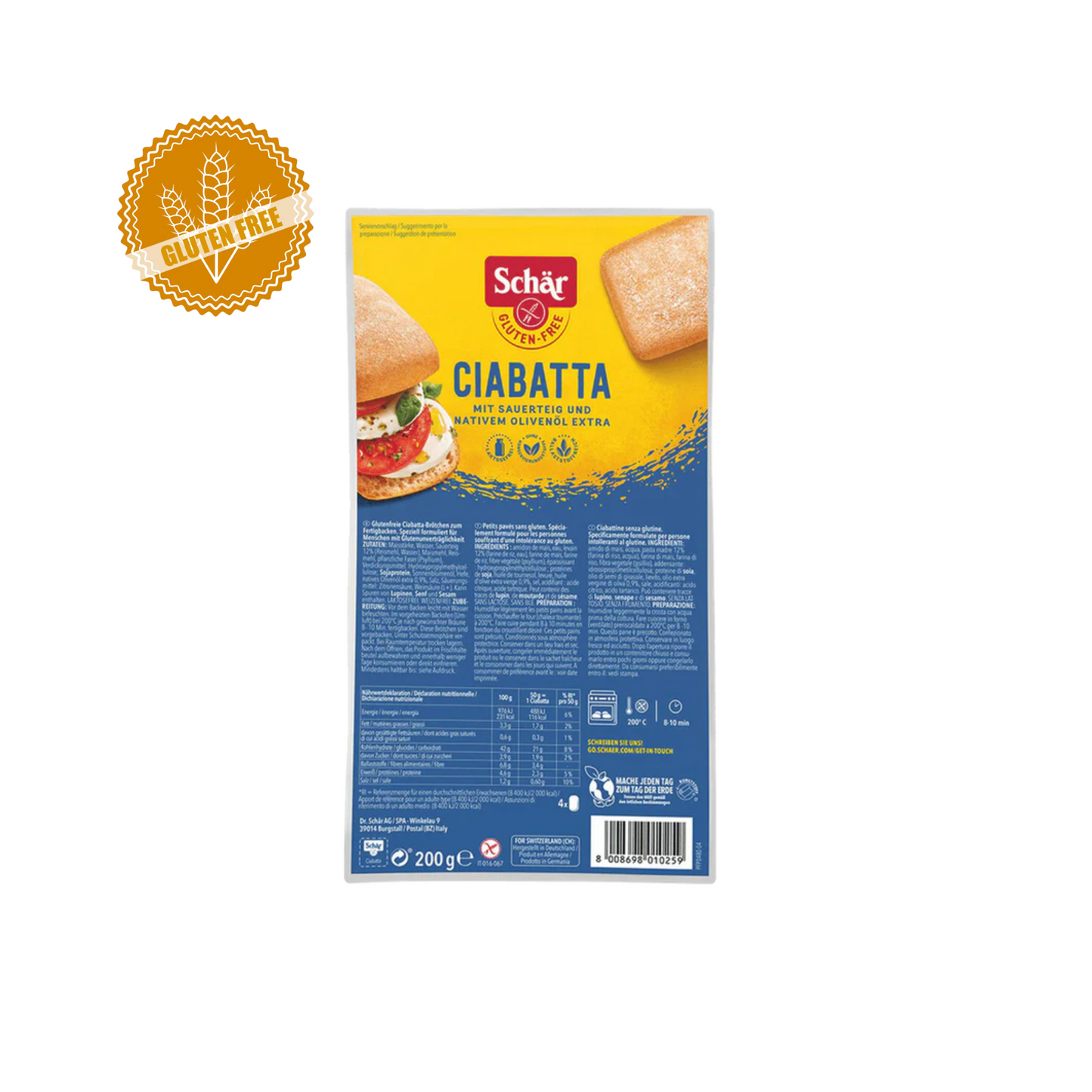 Schär Ciabatta glutenfrei 200g