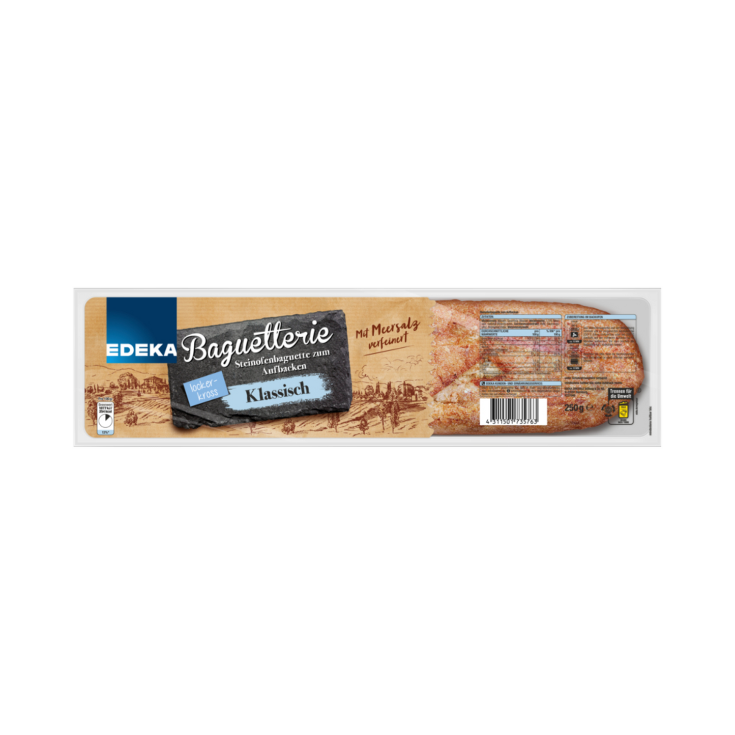 EDEKA Herzstücke Steinofenbaguette 250g
