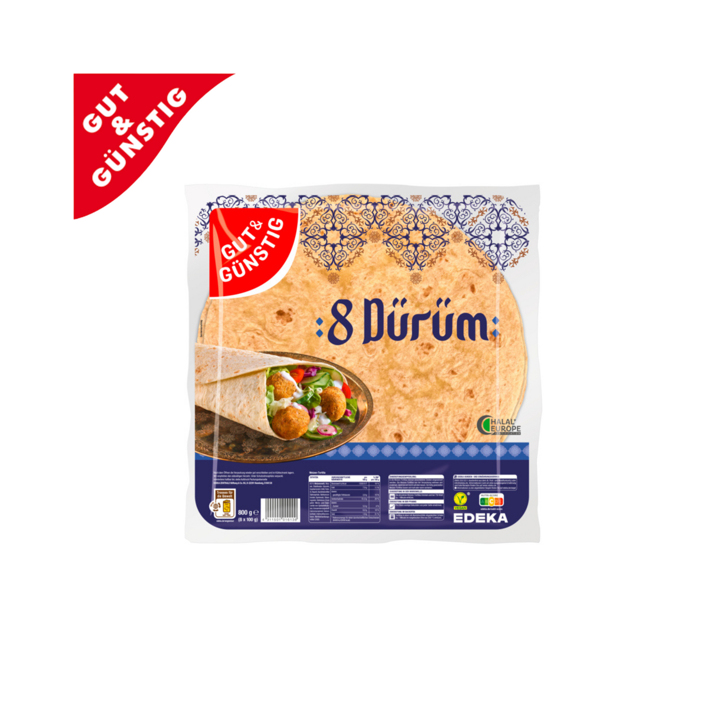 GUT&GÜNSTIG Dürüm 800g
