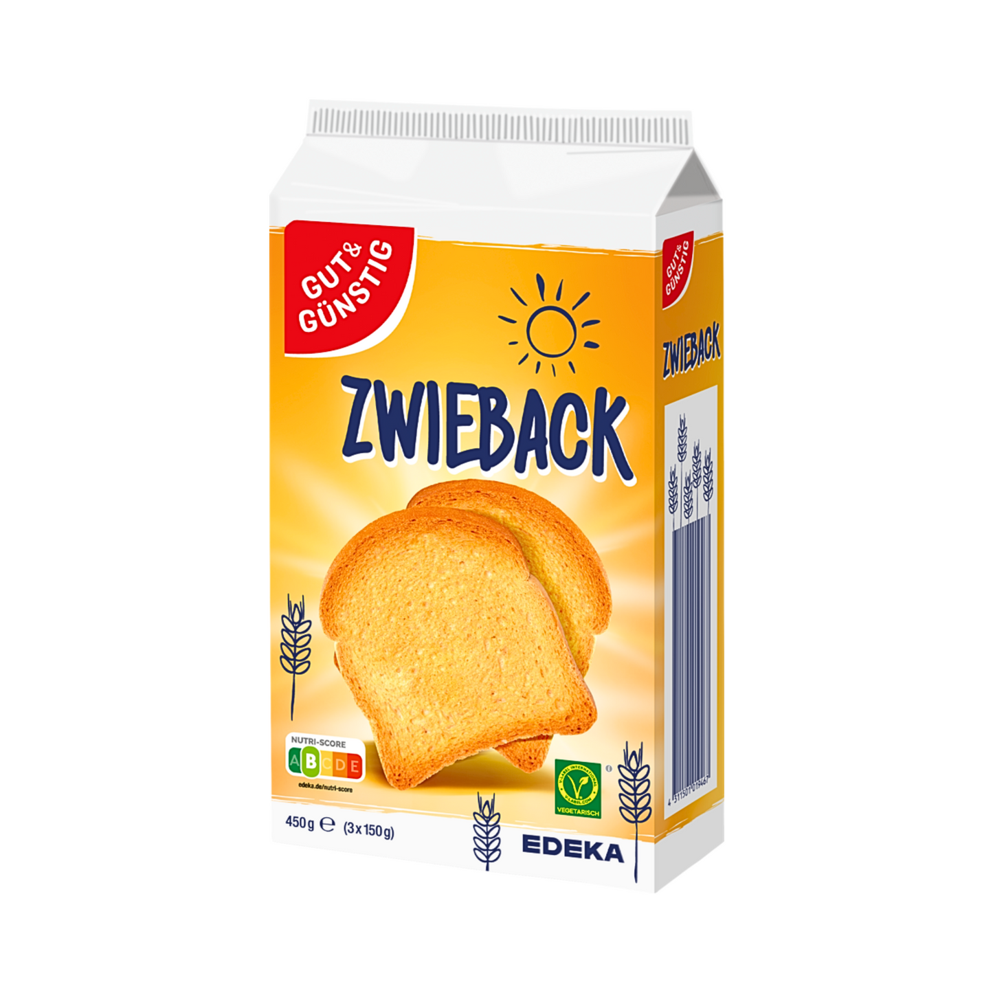 GUT&GÜNSTIG Zwieback 450g