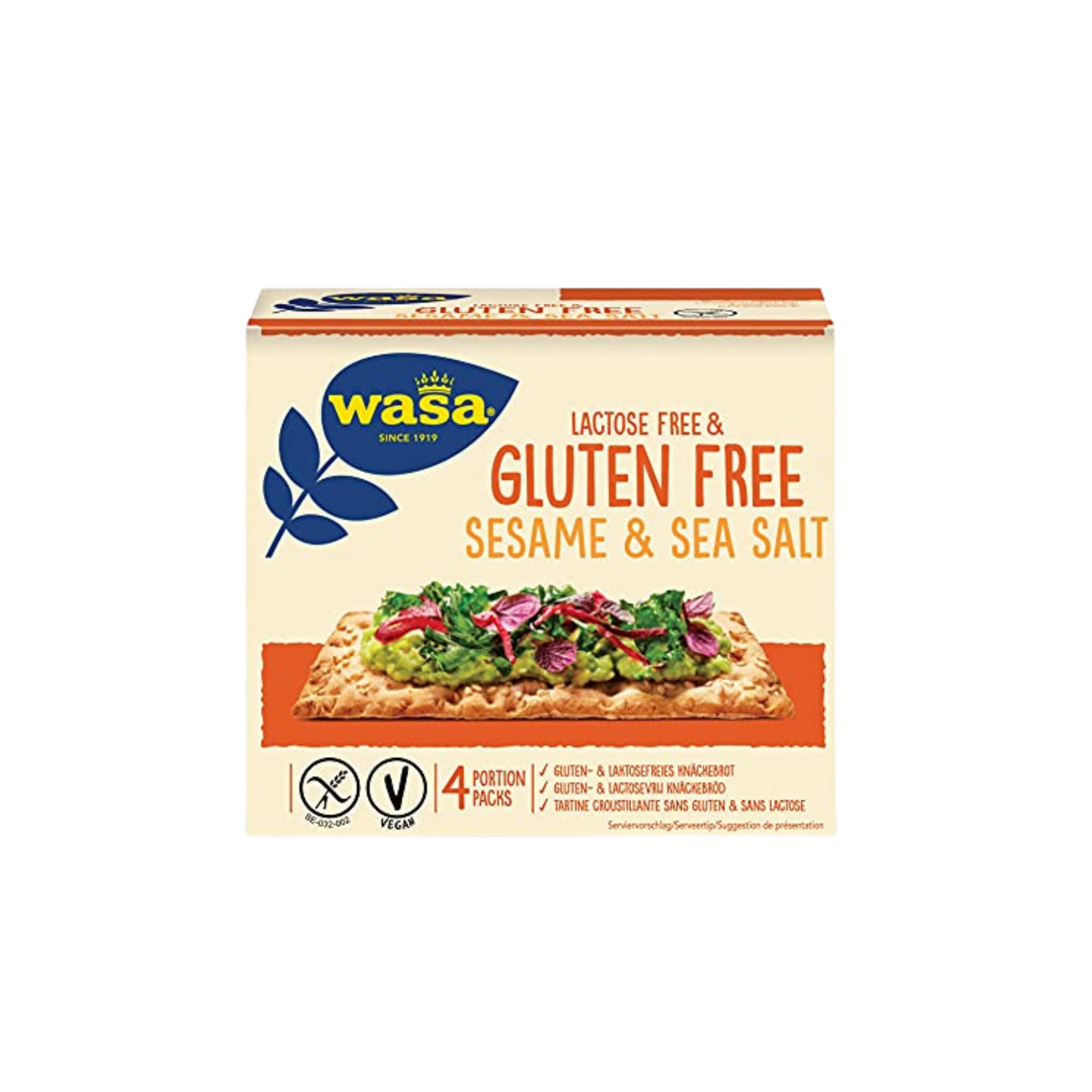Wasa Sesame&Seasalt gluten- und laktosefrei 240g
