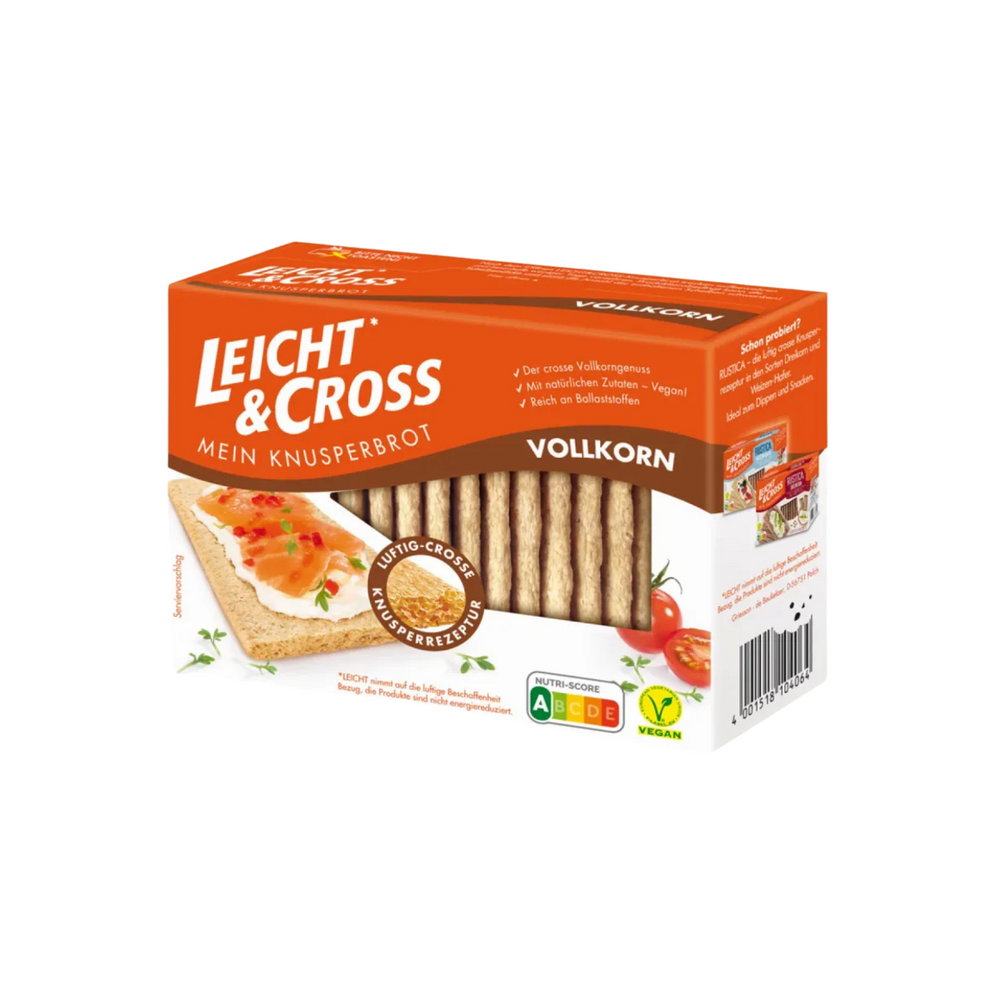 Leicht&Cross Vollkorn Knusperbrot 125g