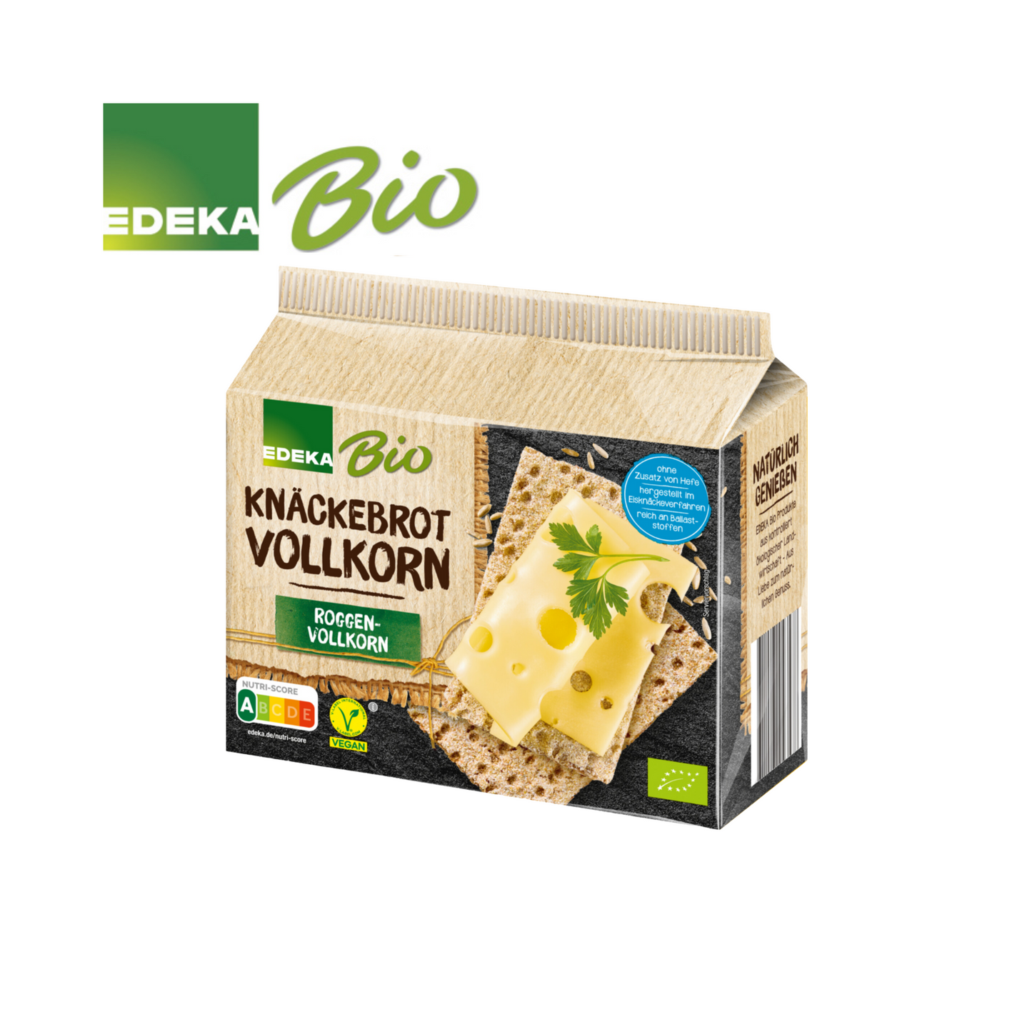 Bio EDEKA Knäckebrot Roggenvollkorn 250g