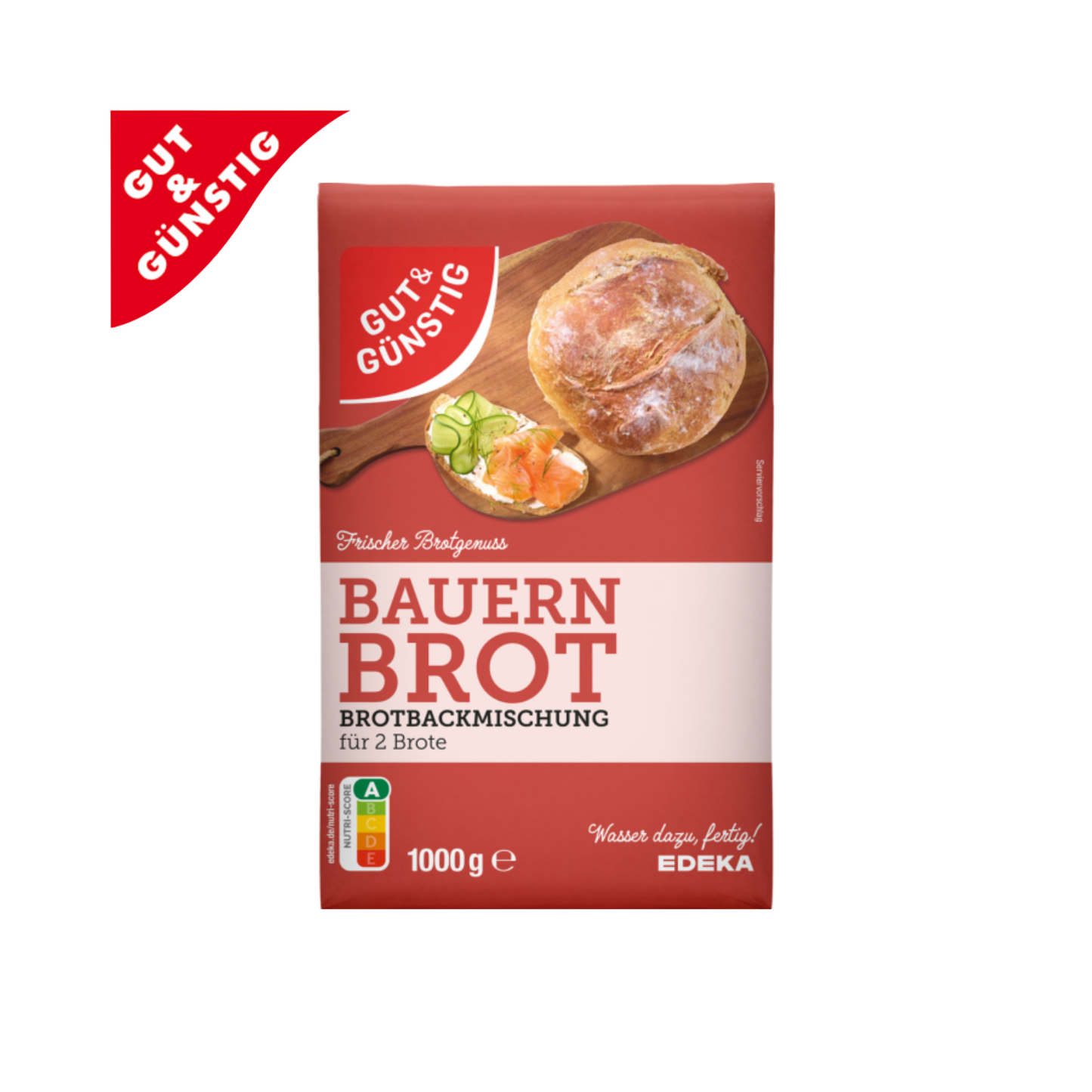 GUT&GÜNSTIG Brotbackmischung Bauernbrot 1kg