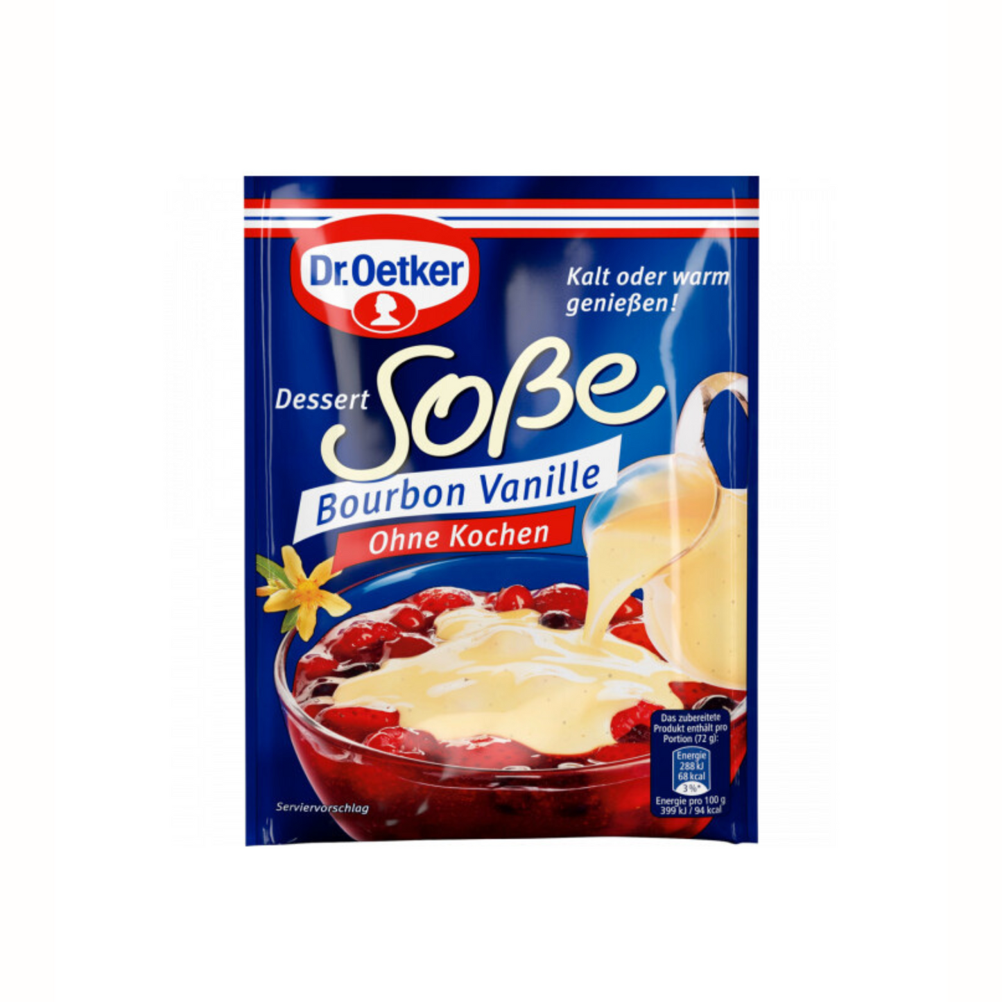 Dr.Oetker Bourbonvanille-Soße ohne Kochen für 250ml 39g