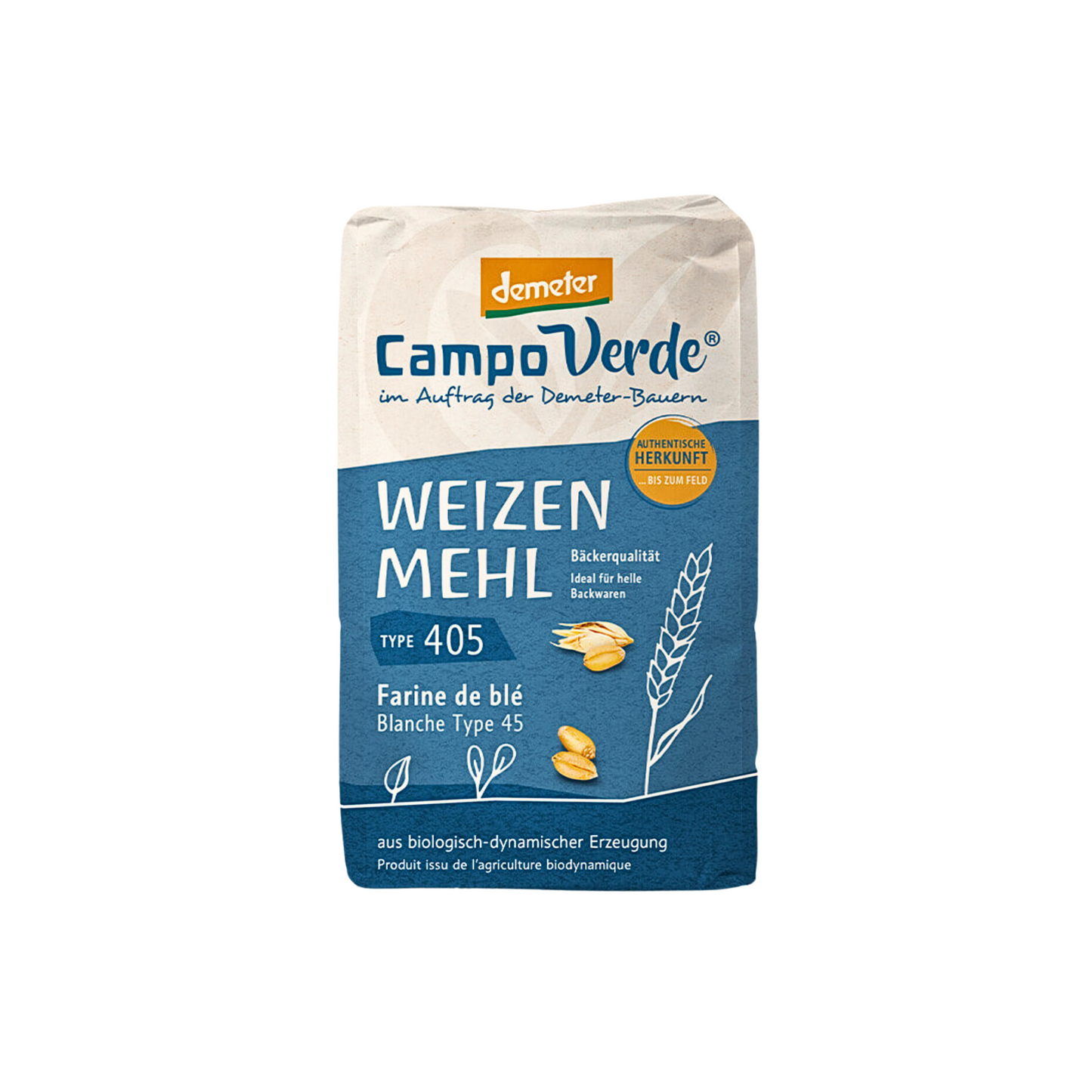 Demeter Campo Verde Weizenmehl Type 405 1kg